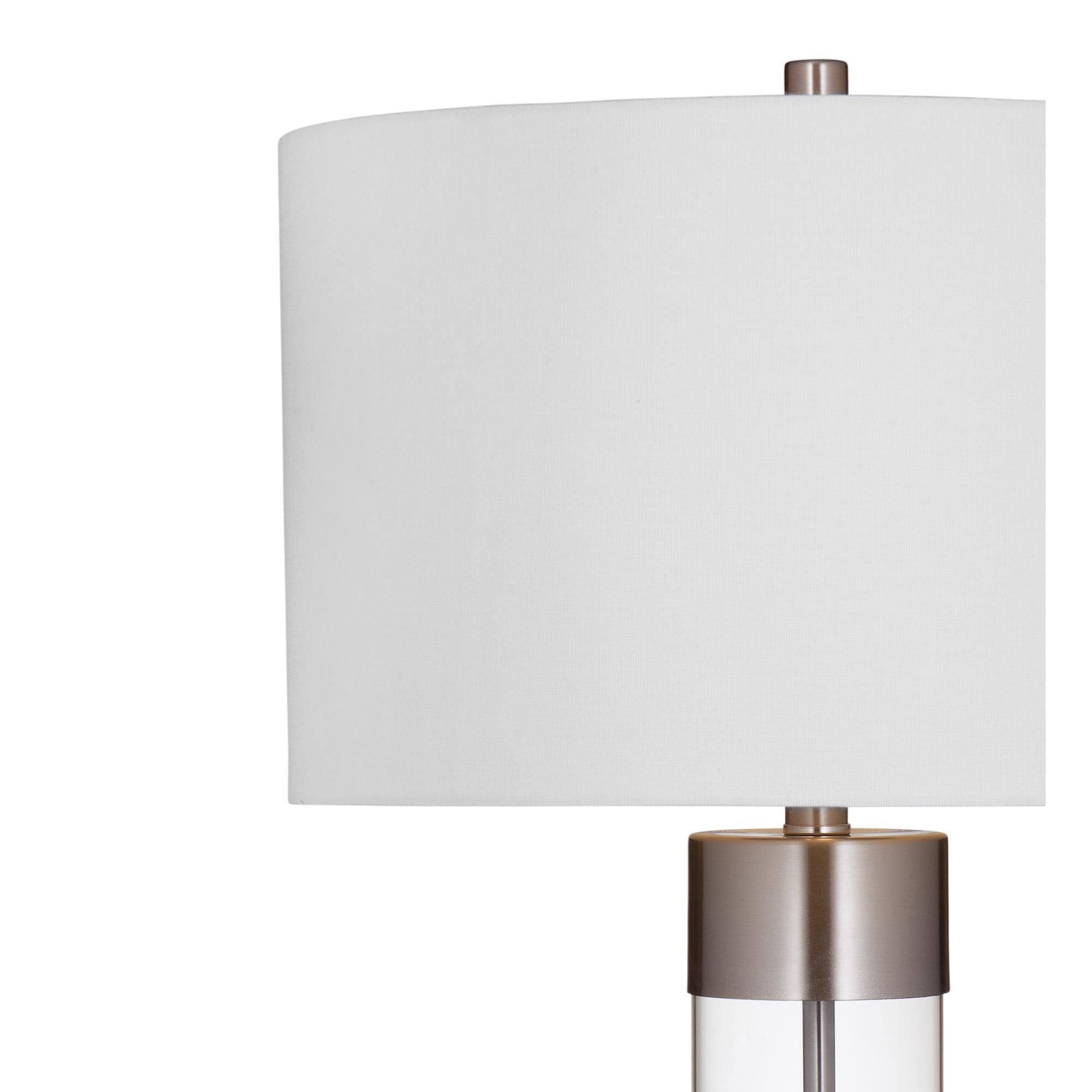 Glass Table Lamp by Bassett Mirror Company