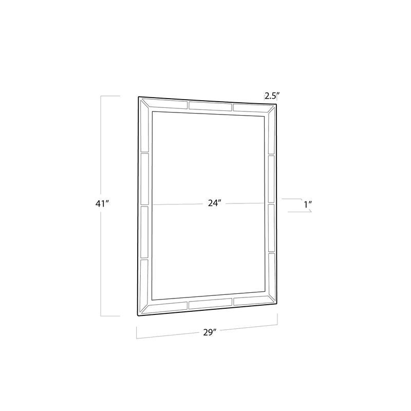 Plaza 41 Inch Decorative Mirror by Regina Andrew