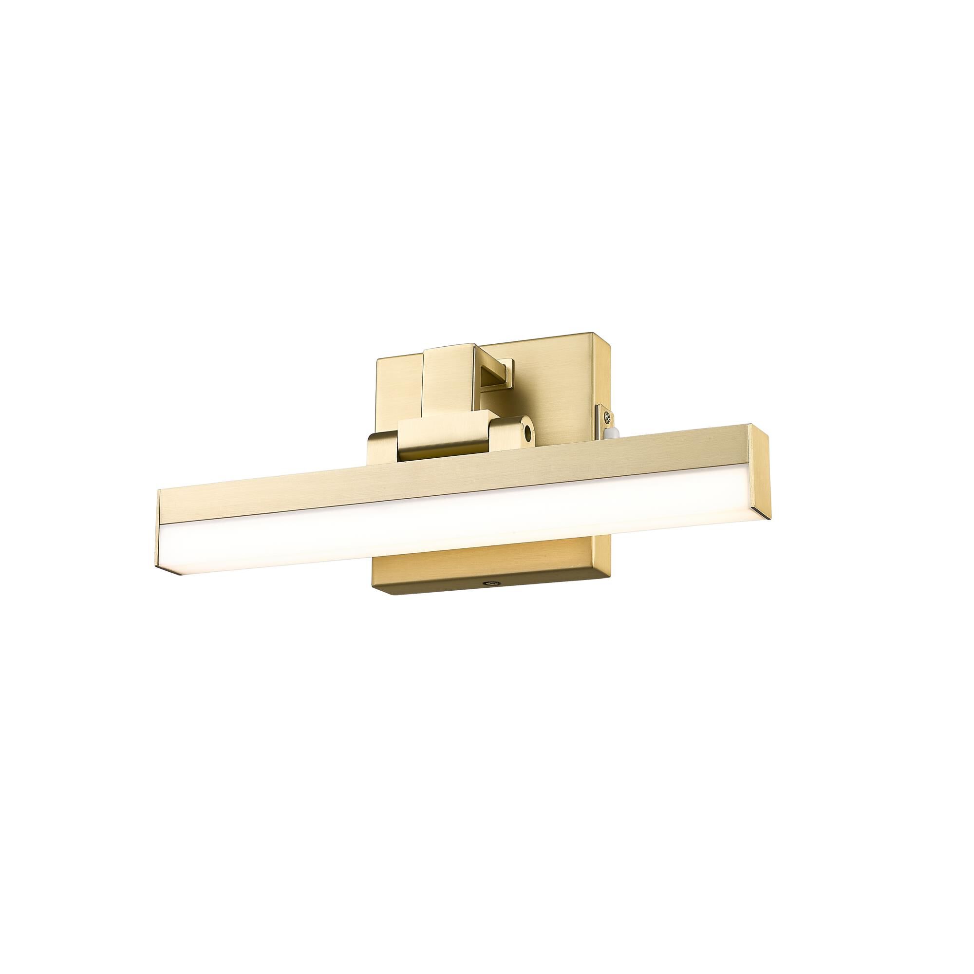 Shown in Modern Gold finish and Frosted glass and Frosted shade