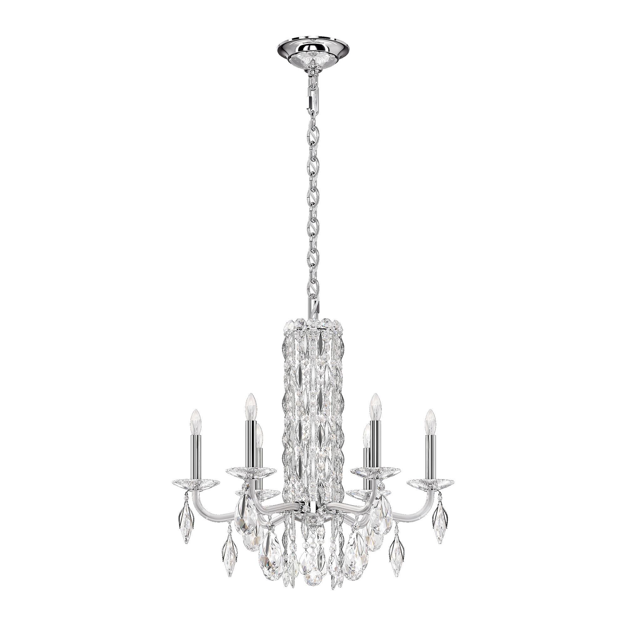 Shown in Polished Stainless Steel finish and Clear Radiance crystal