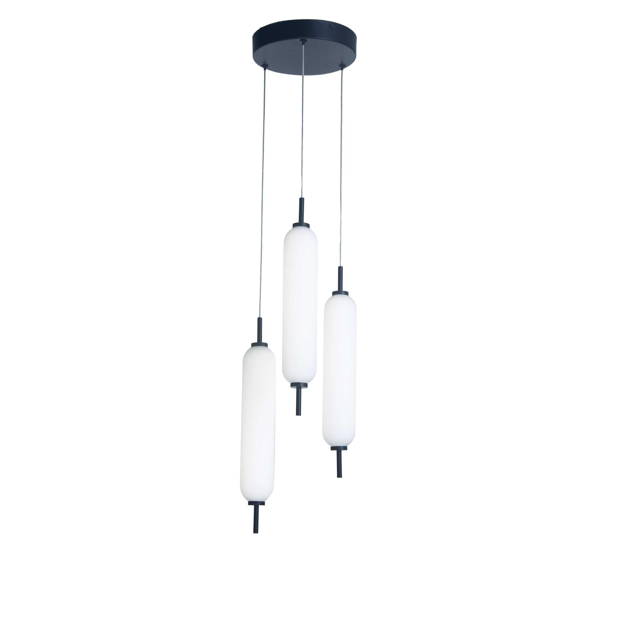 Typha 12 Inch Multi Light Pendant by Dainolite