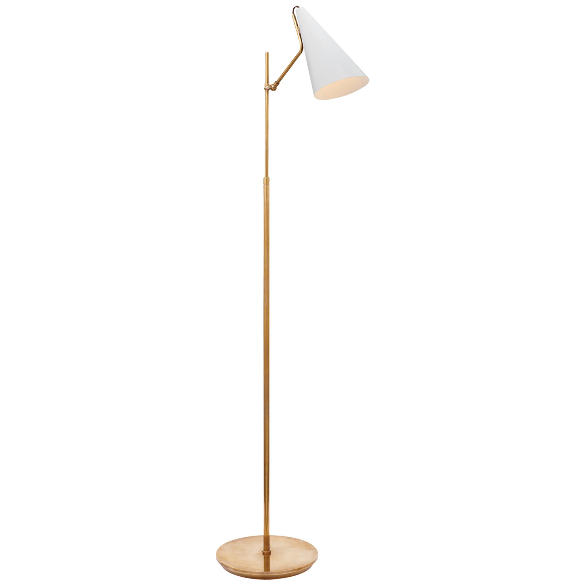 Shown in Plaster White finish and White shade