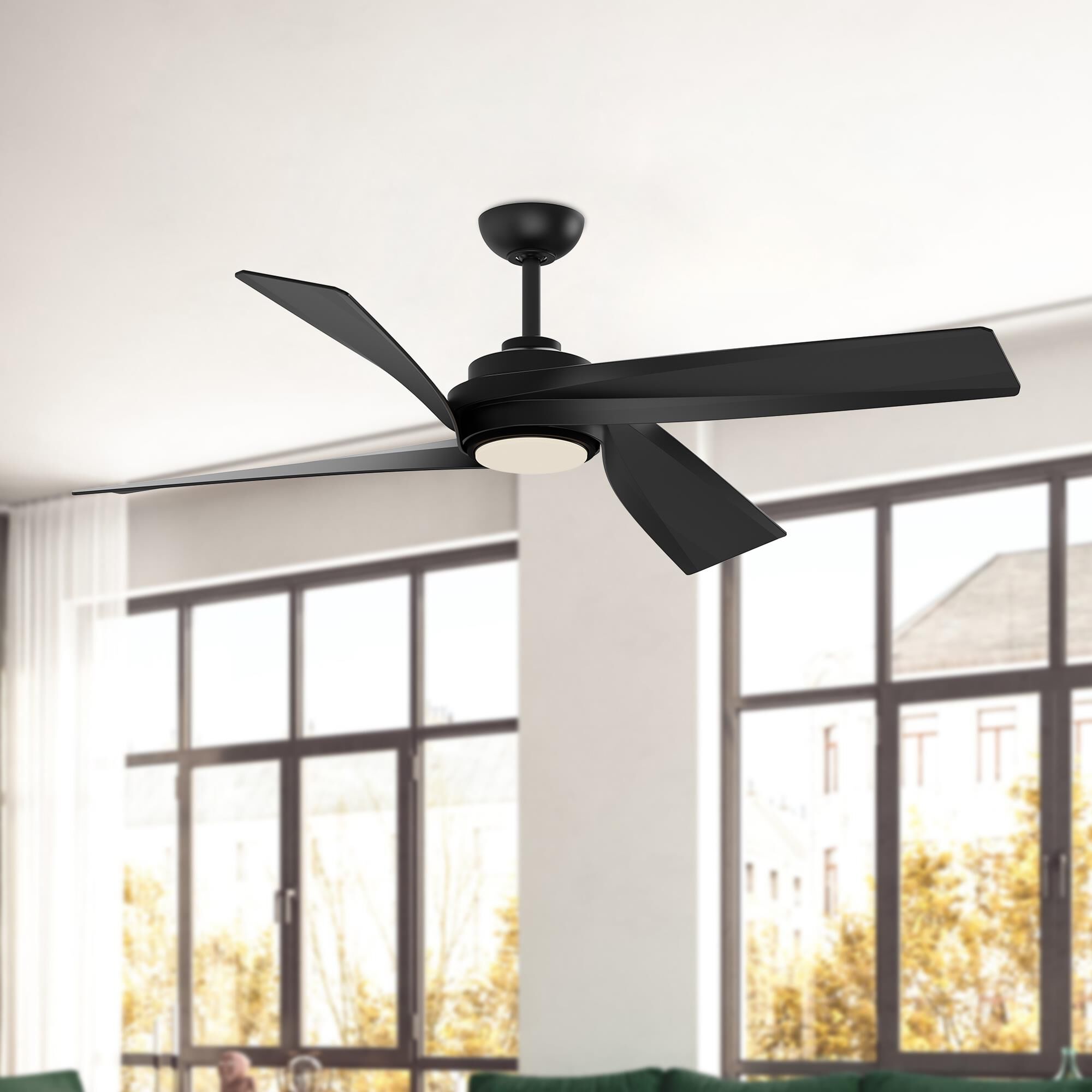 Shown in Matte Black finish and Polycarbonate Cover glass