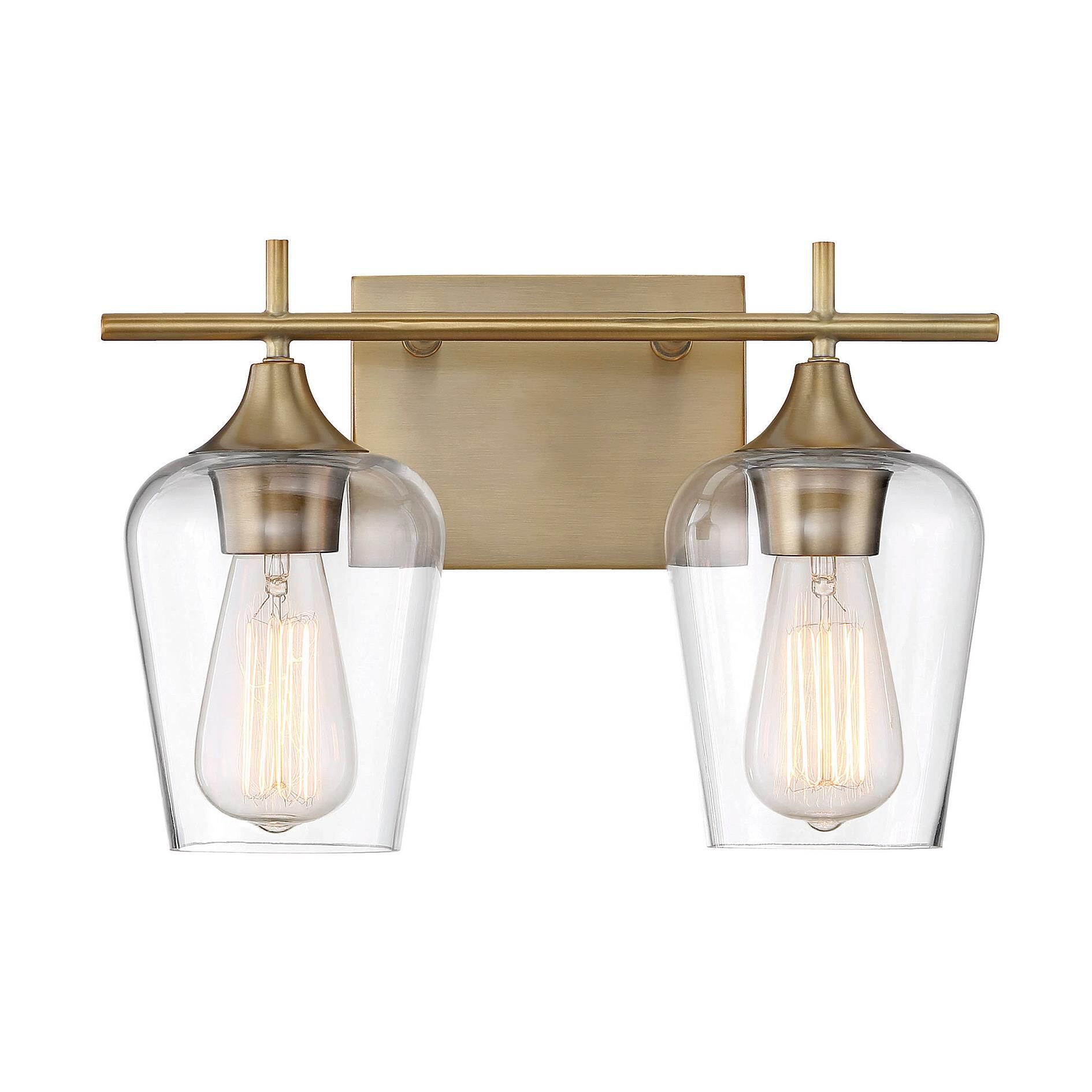 Octave 13 Inch 2 Light Bath Vanity Light by Savoy House