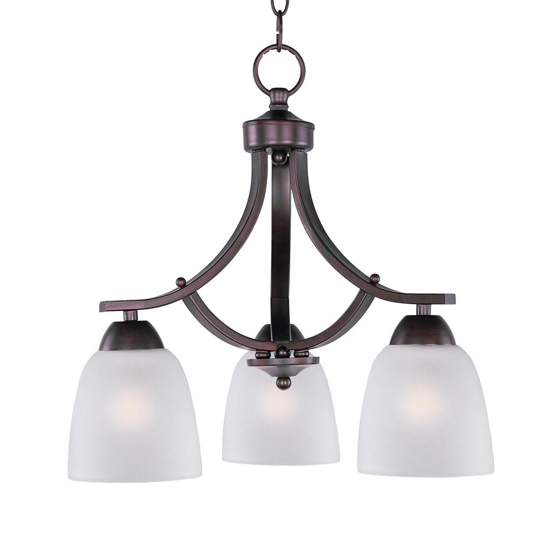 Axis 18 Inch 3 Light Mini Chandelier by Maxim Lighting