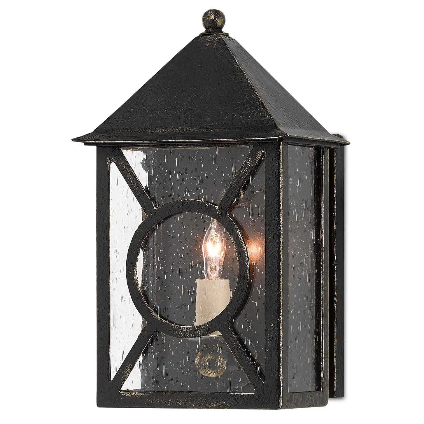 Ripley 12 Inch Tall 1 Light Outdoor Wall Light by Currey and Company