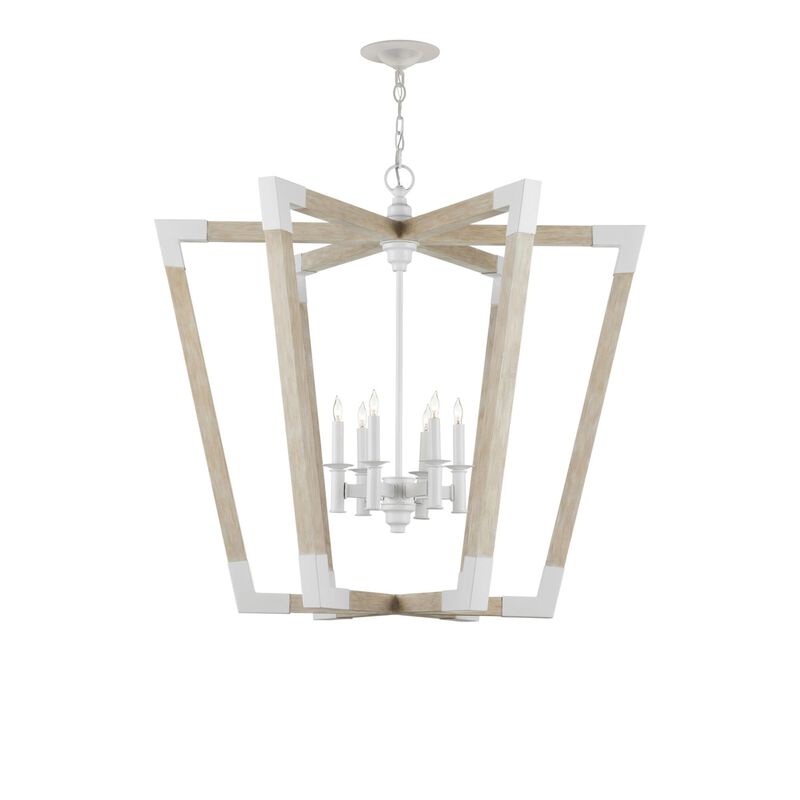 Bastian 37 Inch Cage Pendant by Currey and Company