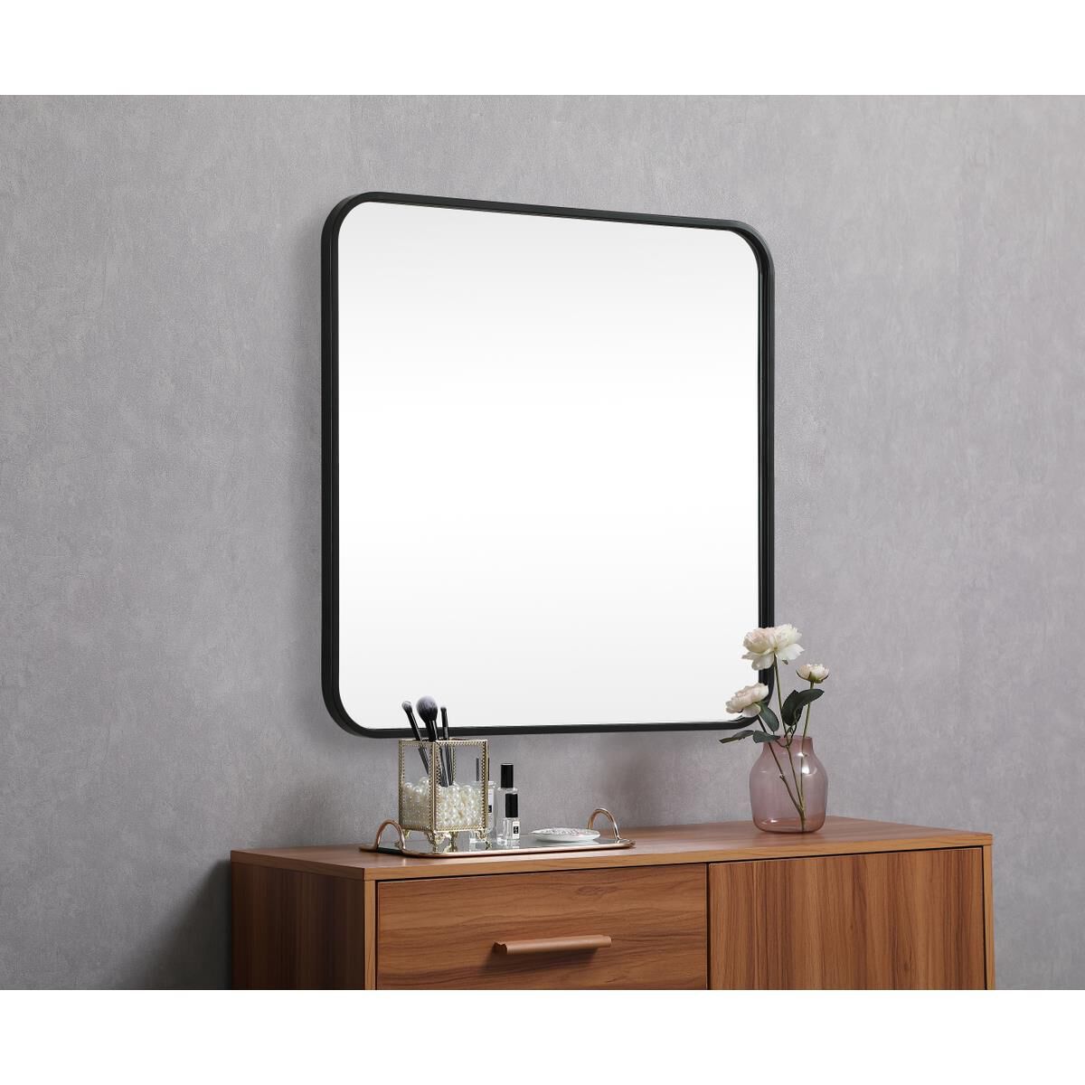 Evermore 24 Inch Bathroom Mirror by Elegant Decor