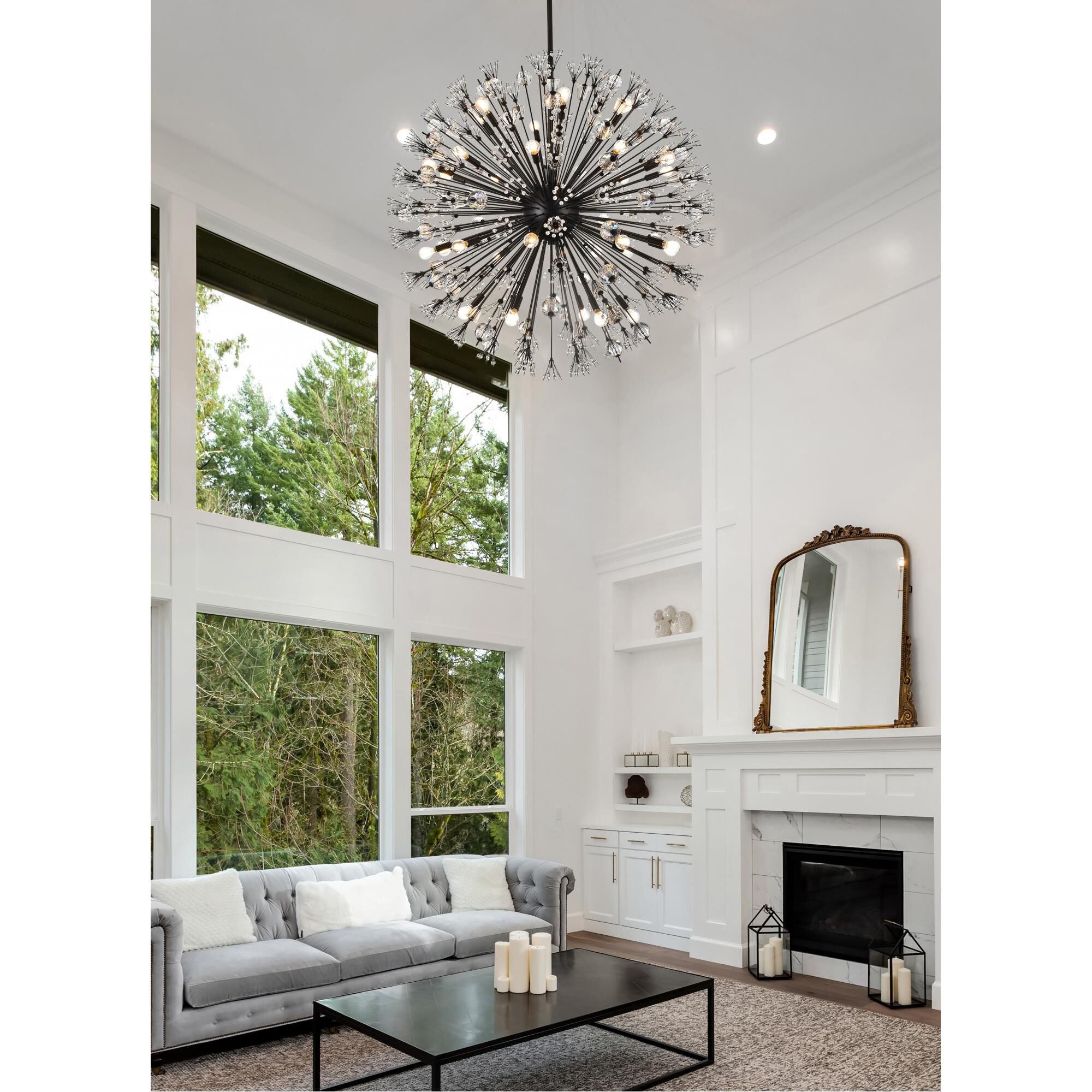 Vera 44 Inch Large Pendant by Elegant Lighting