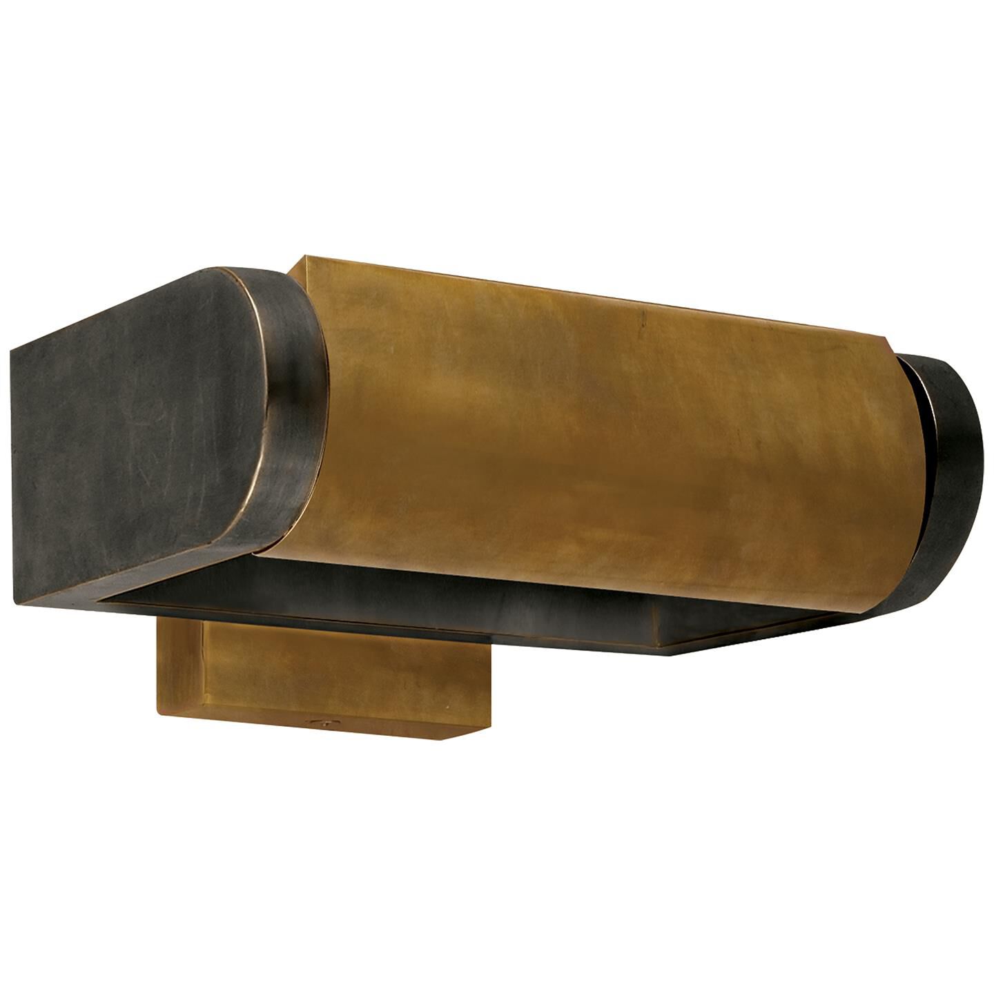 Shown in Hand-Rubbed Antique Brass finish and Bronze shade
