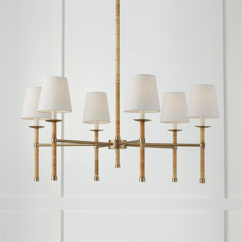 Tulum 38 Inch 6 Light Chandelier by Capital Lighting Fixture Company