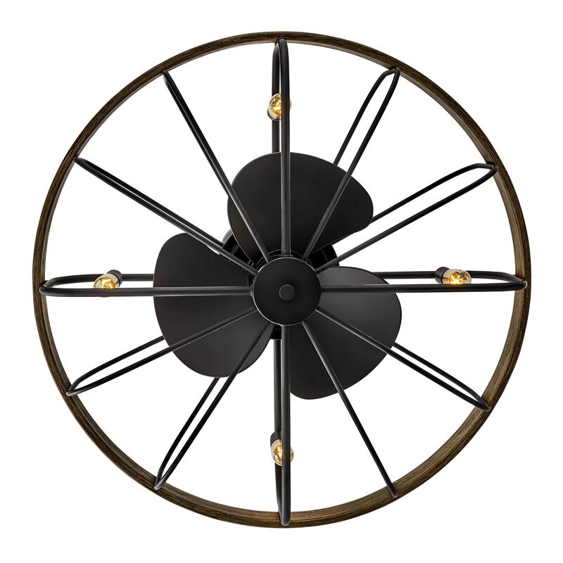 Eli 12 Inch Chandelier Ceiling Fan with Light Kit by Hinkley
