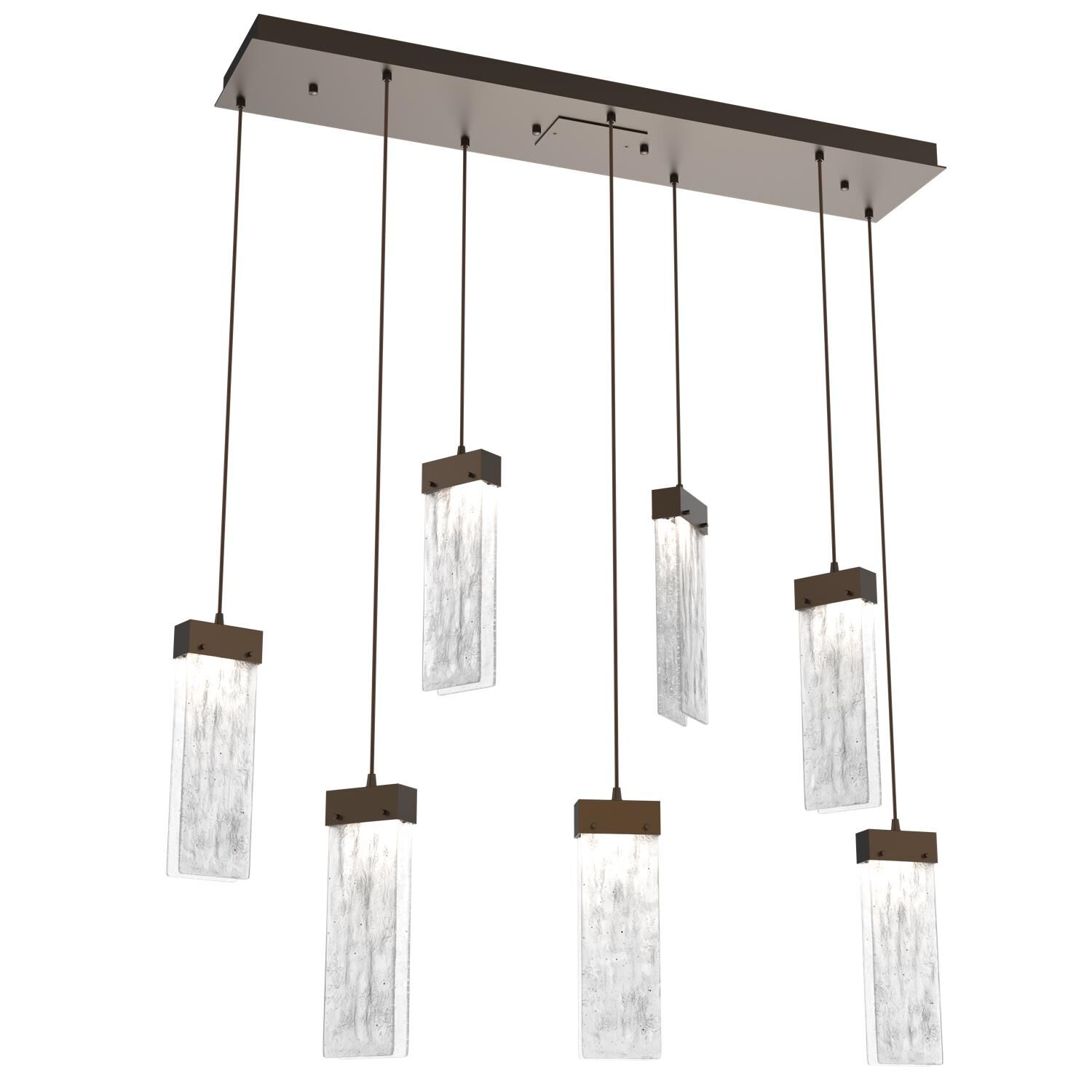Parallel 44 Inch 7 Light LED Linear Suspension Light by Hammerton Studio