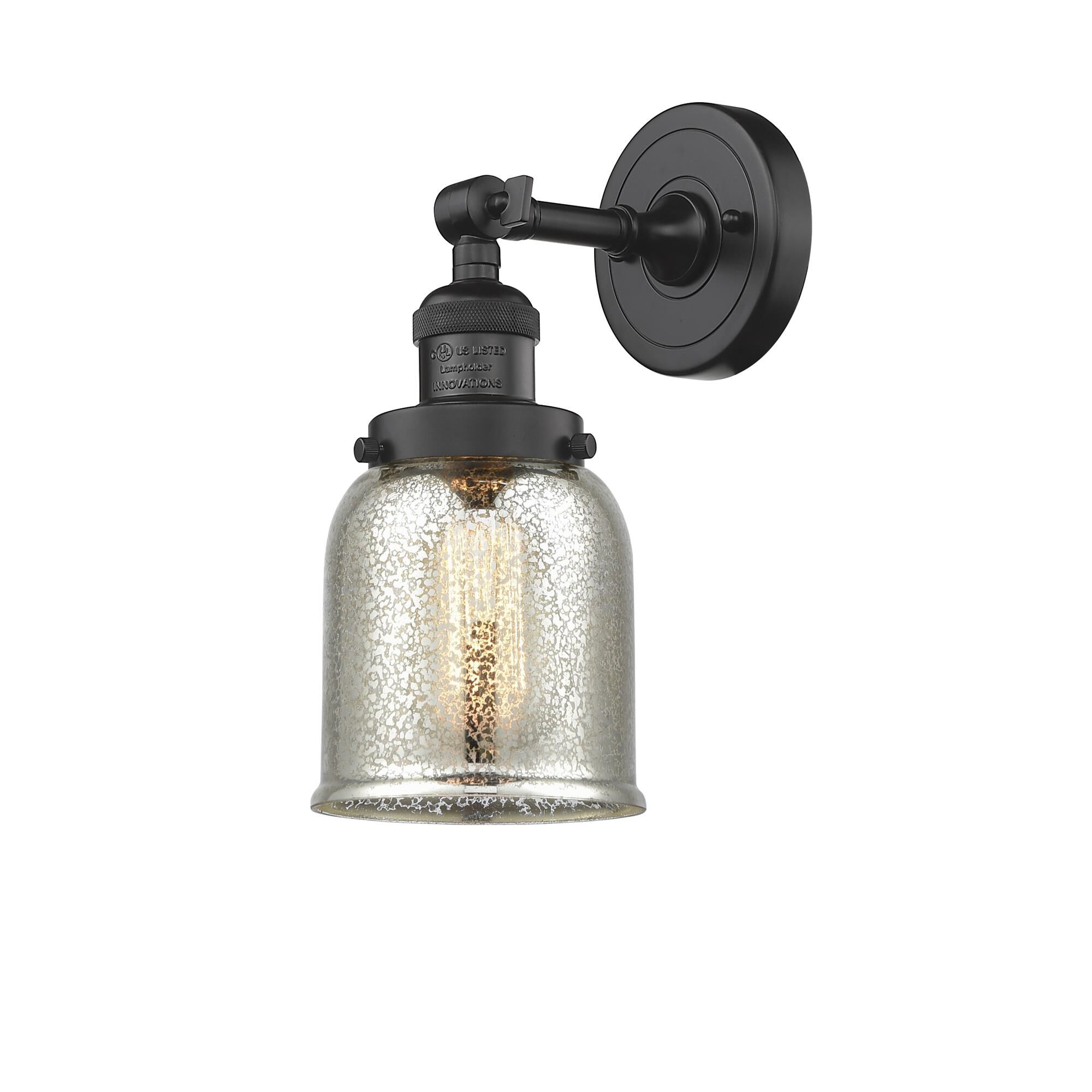 Shown in Oil Rubbed Bronze finish and Silver Mercury glass