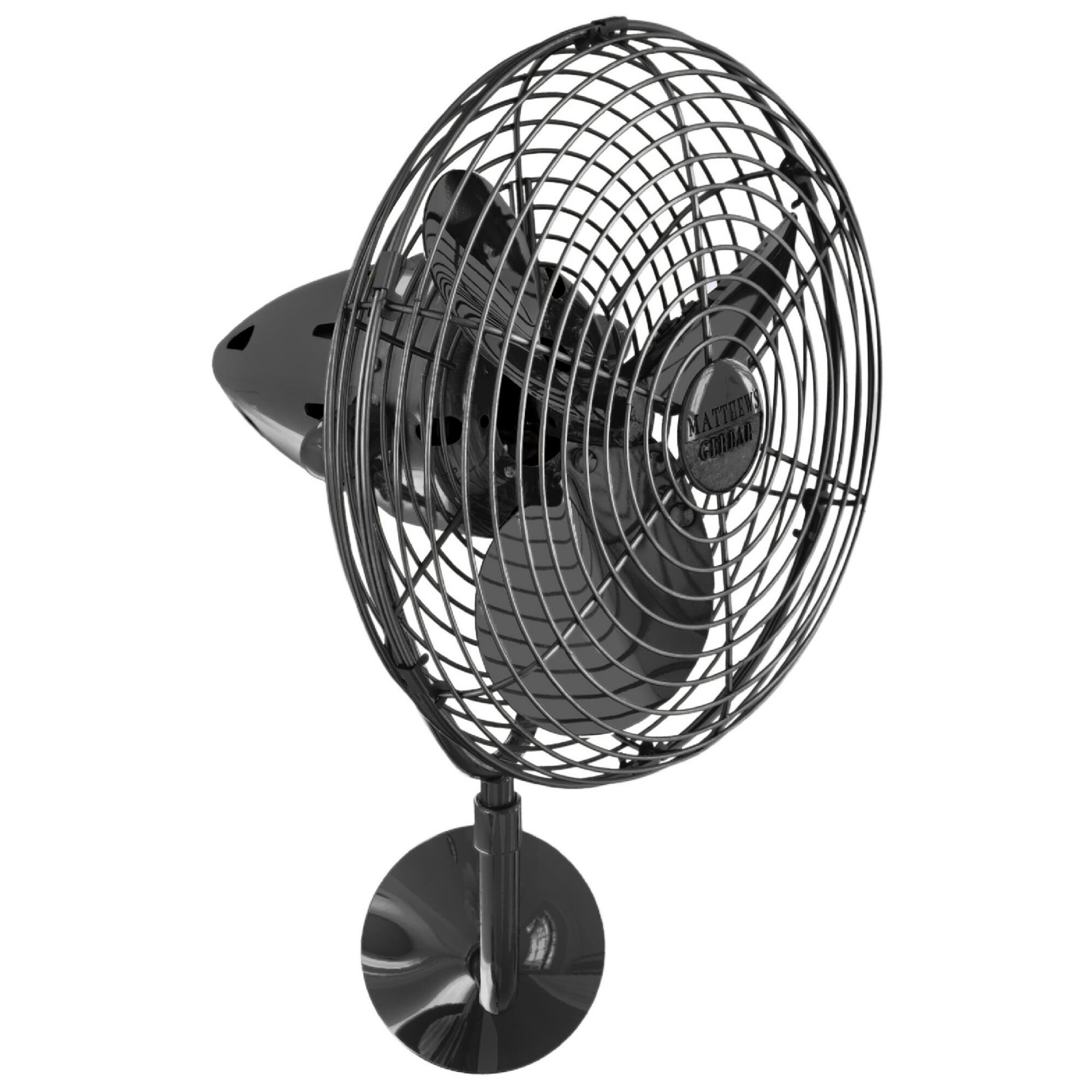 Bruna Parede Wall Mounted Fan by Matthews Fan Company