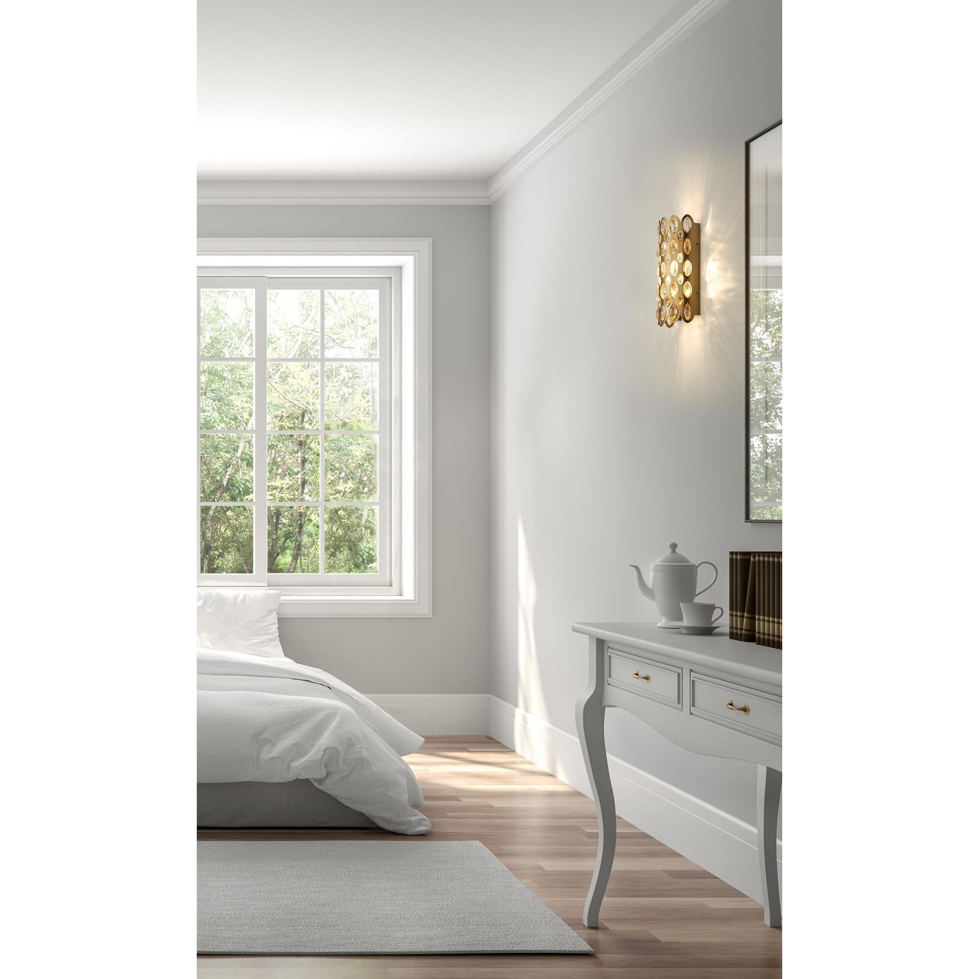 Shown in Heirloom Brass finish