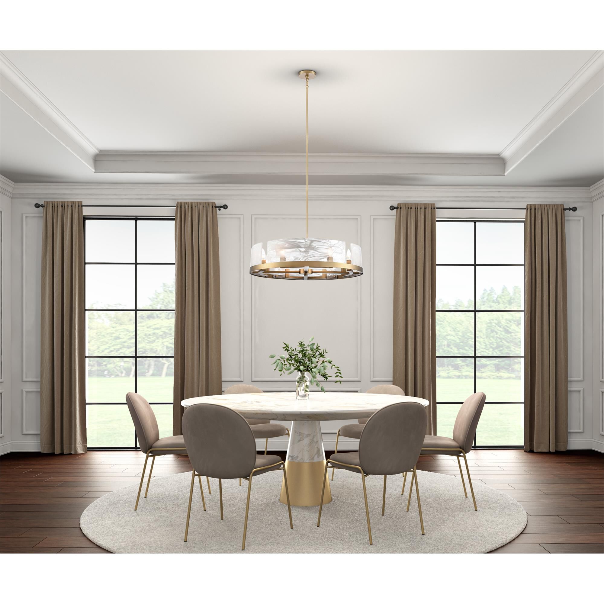 Kevin Kraemer Skye 28 Inch Chandelier,