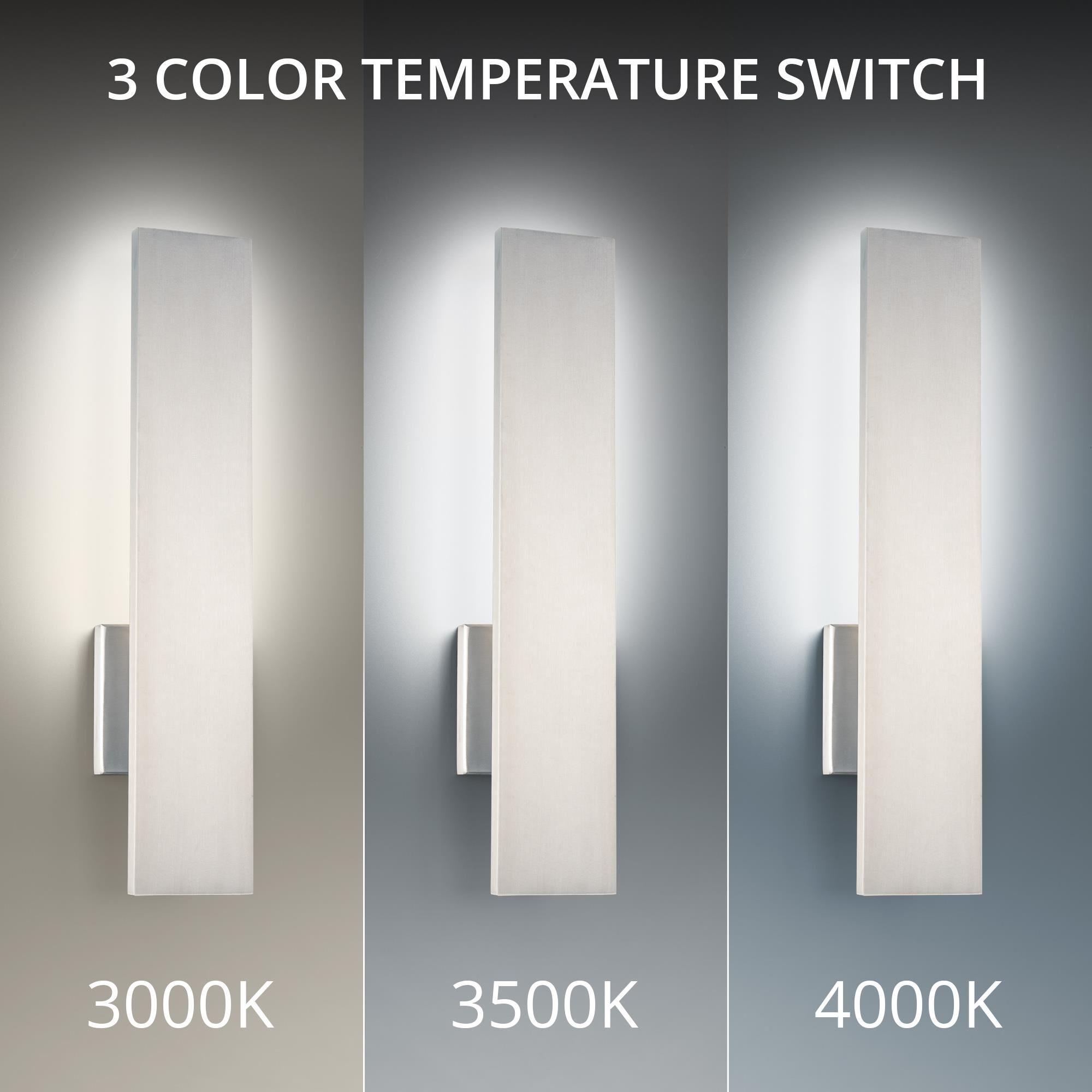 Shown in Brushed Aluminum finish