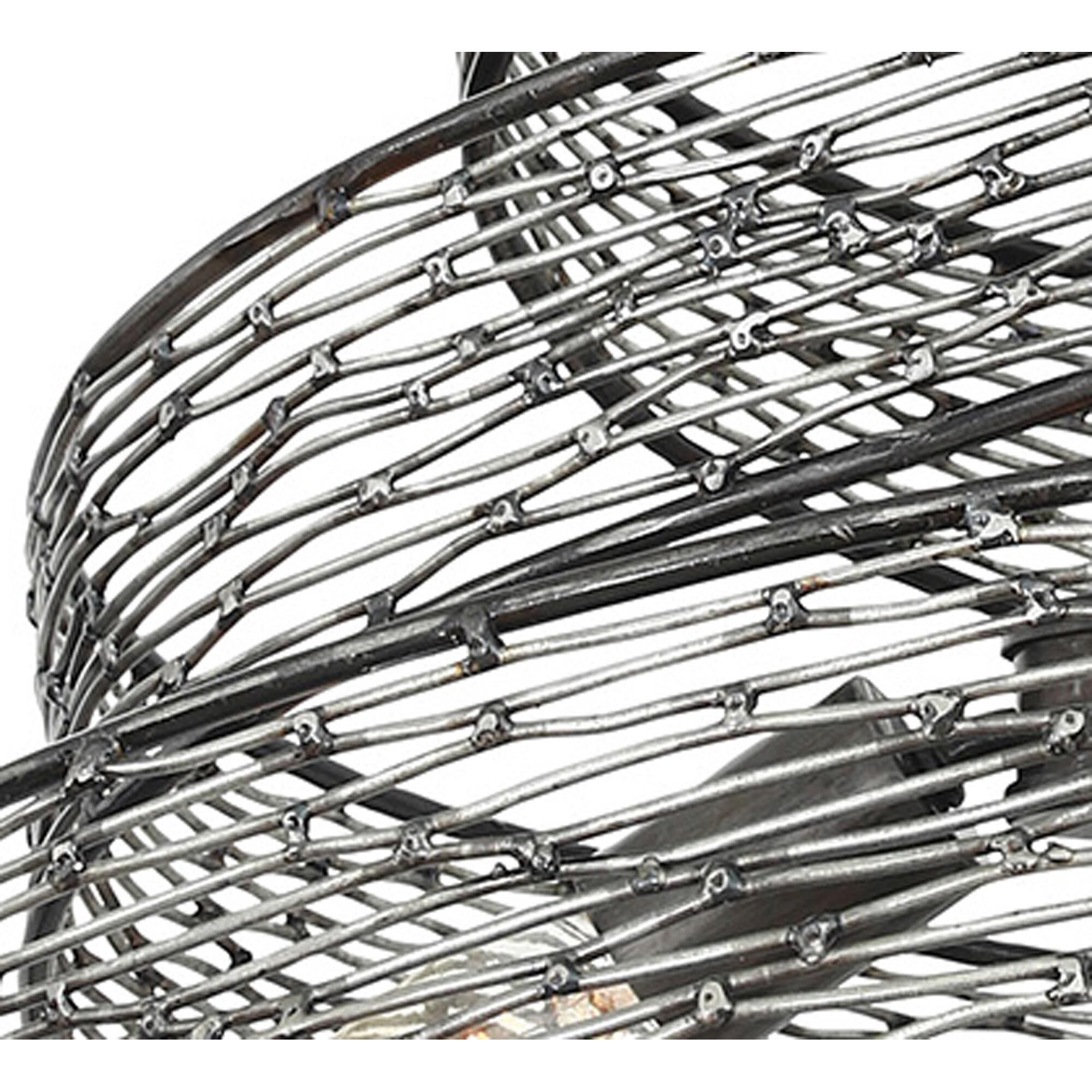 Shown in Steel finish and Hand-Forged Recycled Steel shade