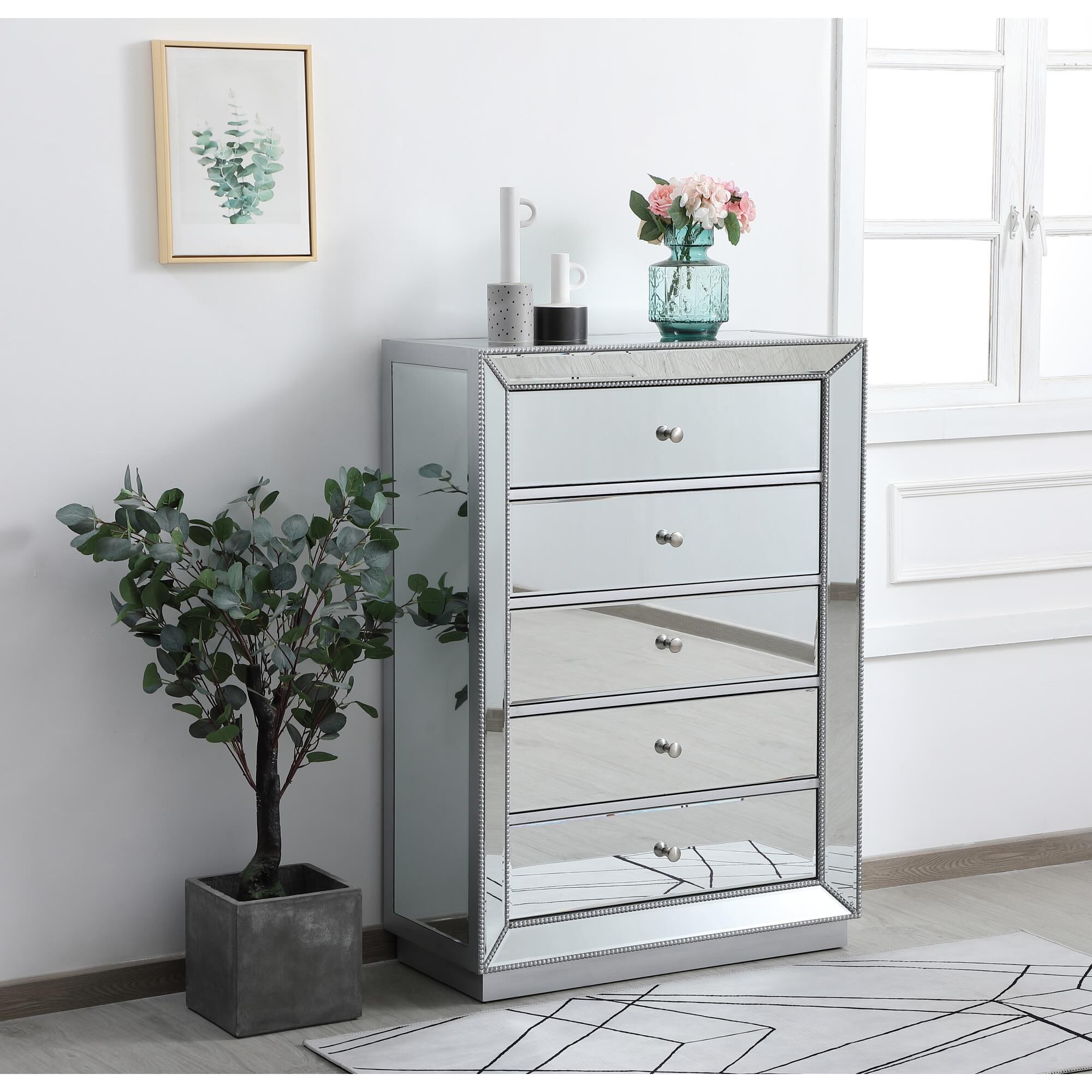 Shown in Antique Silver finish