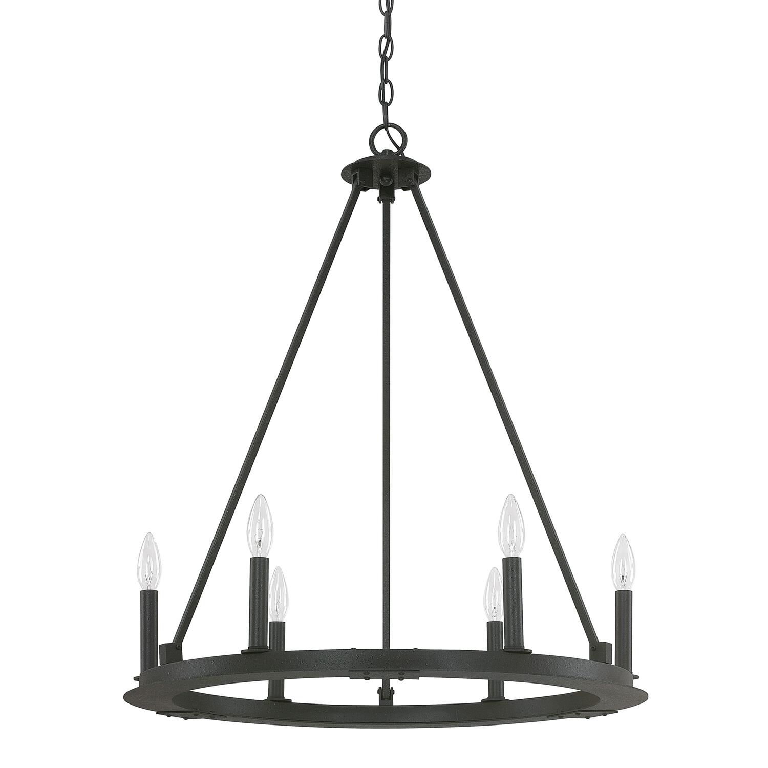 Pearson 26 Inch 6 Light Chandelier by Capital Lighting Fixture Company