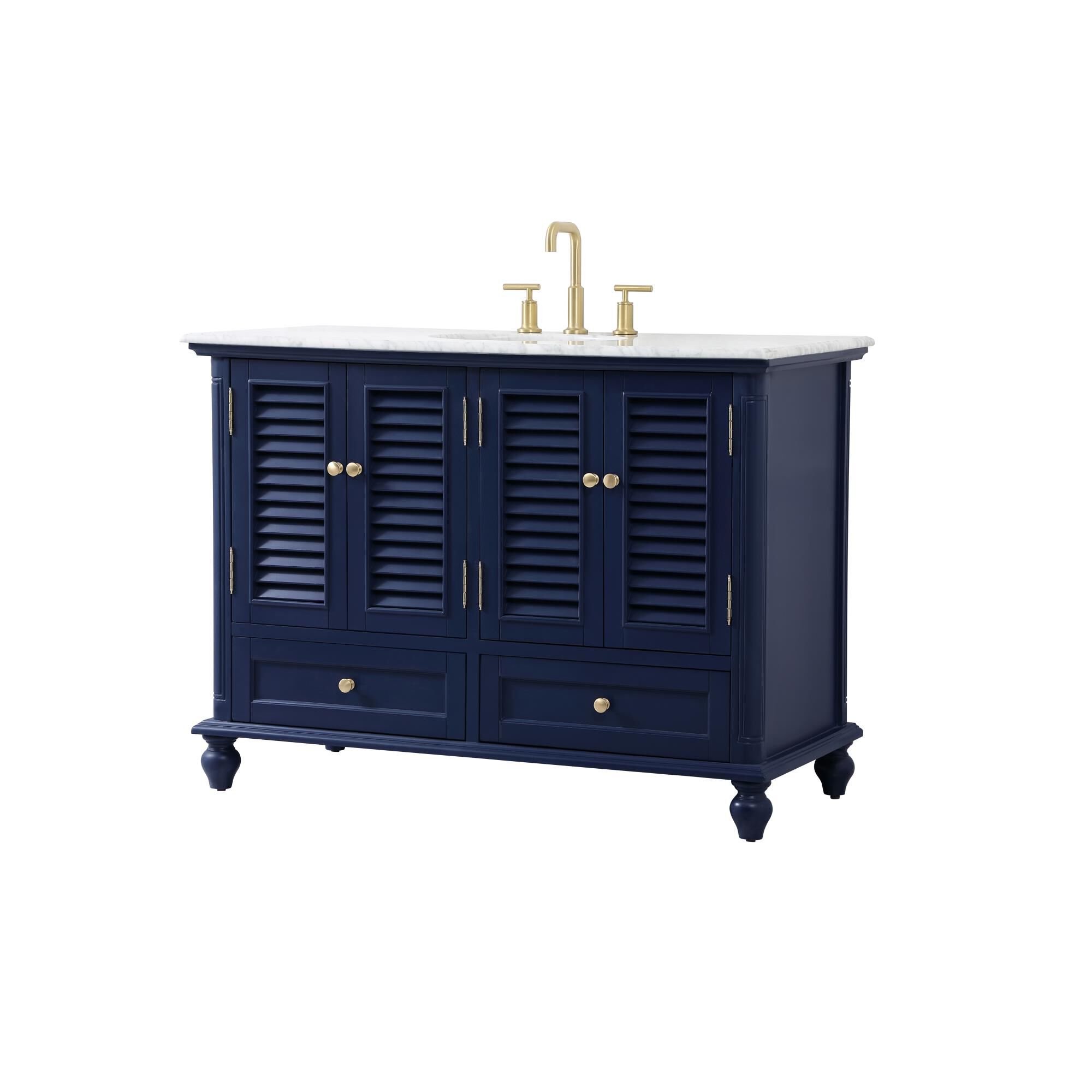 Shown in Blue finish