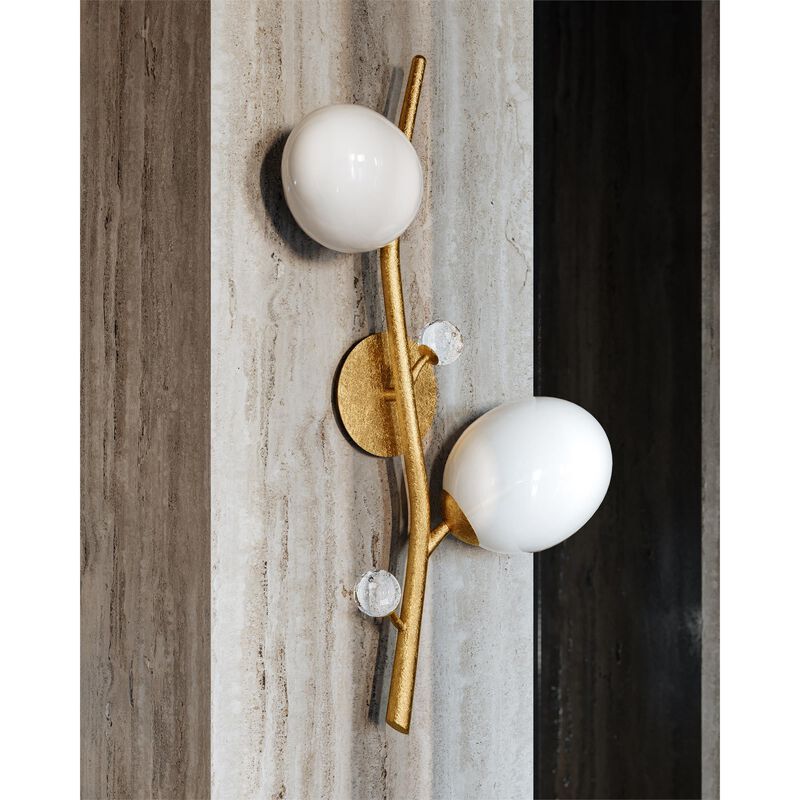 Mirielle Large 2 Light Wall Sconce by Corbett Lighting