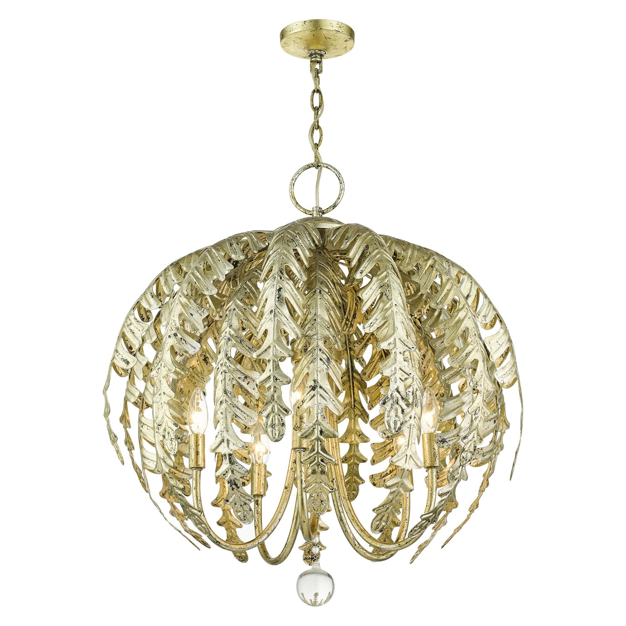 Acanthus 5 Light Chandelier by Livex Lighting