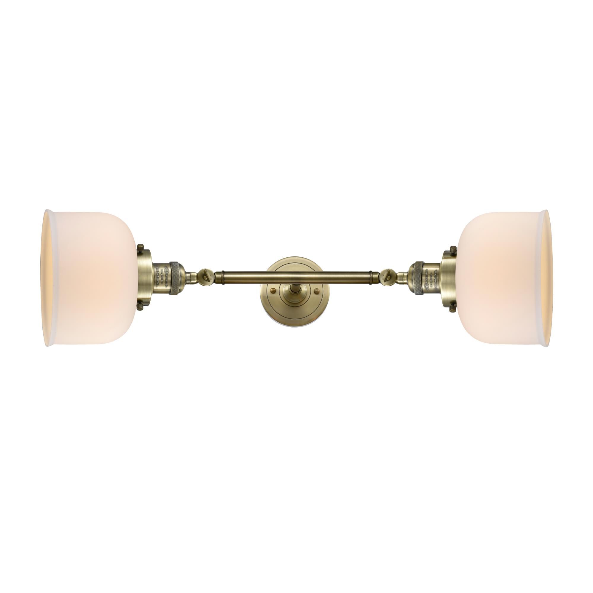 Bruno Marashlian Large Bell 23 Inch 2 Light Bath Vanity Light by Innovations Lighting