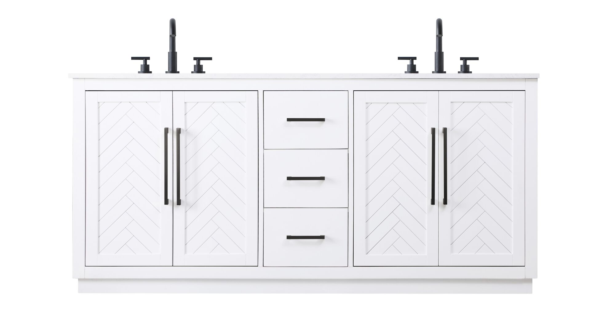 Shown in White finish