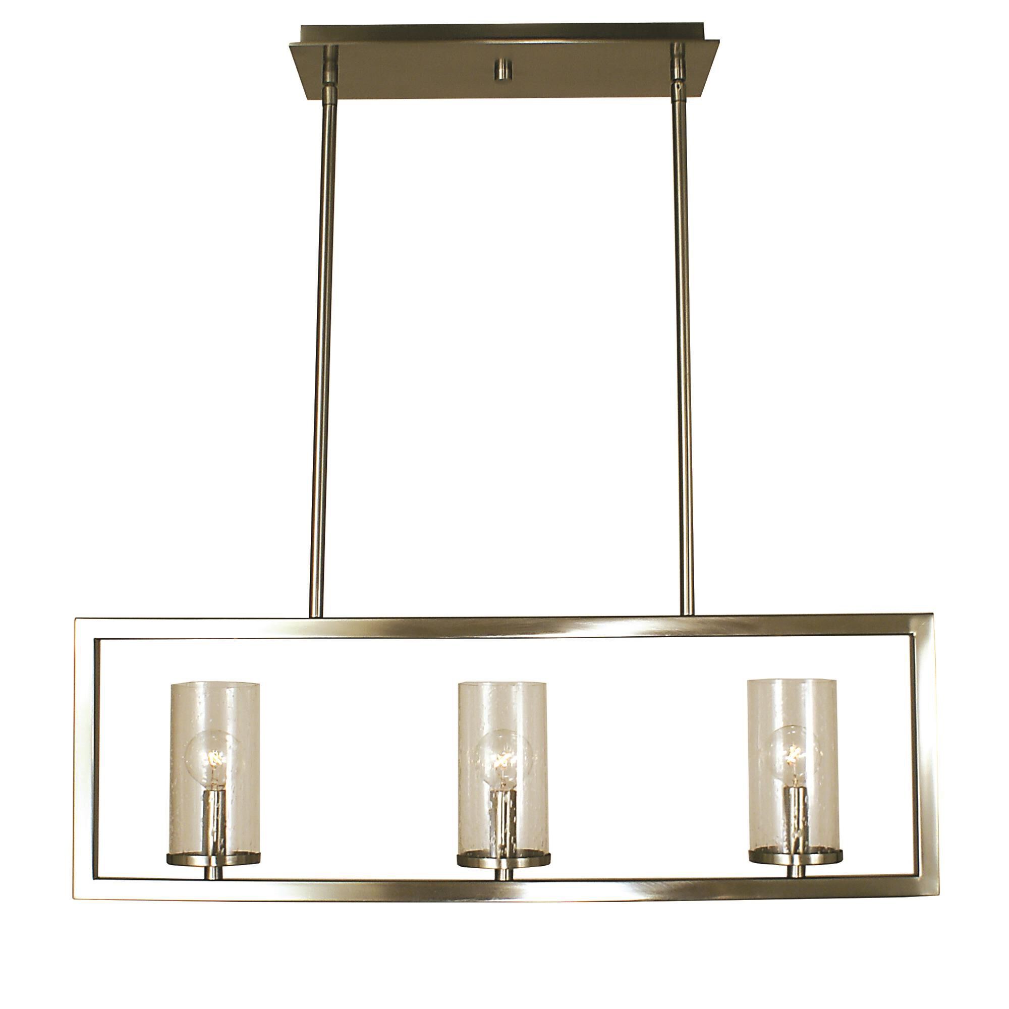 Shown with Clear Seedy Glass Cylinder shade