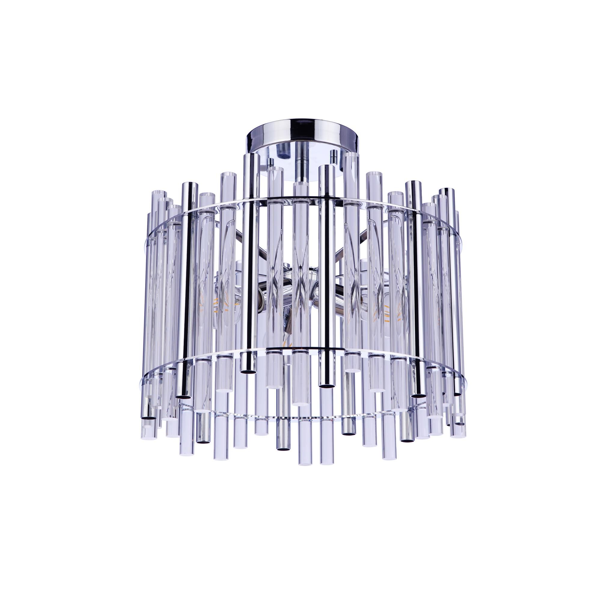 Reveal 16 Inch Semi Flush Mount,