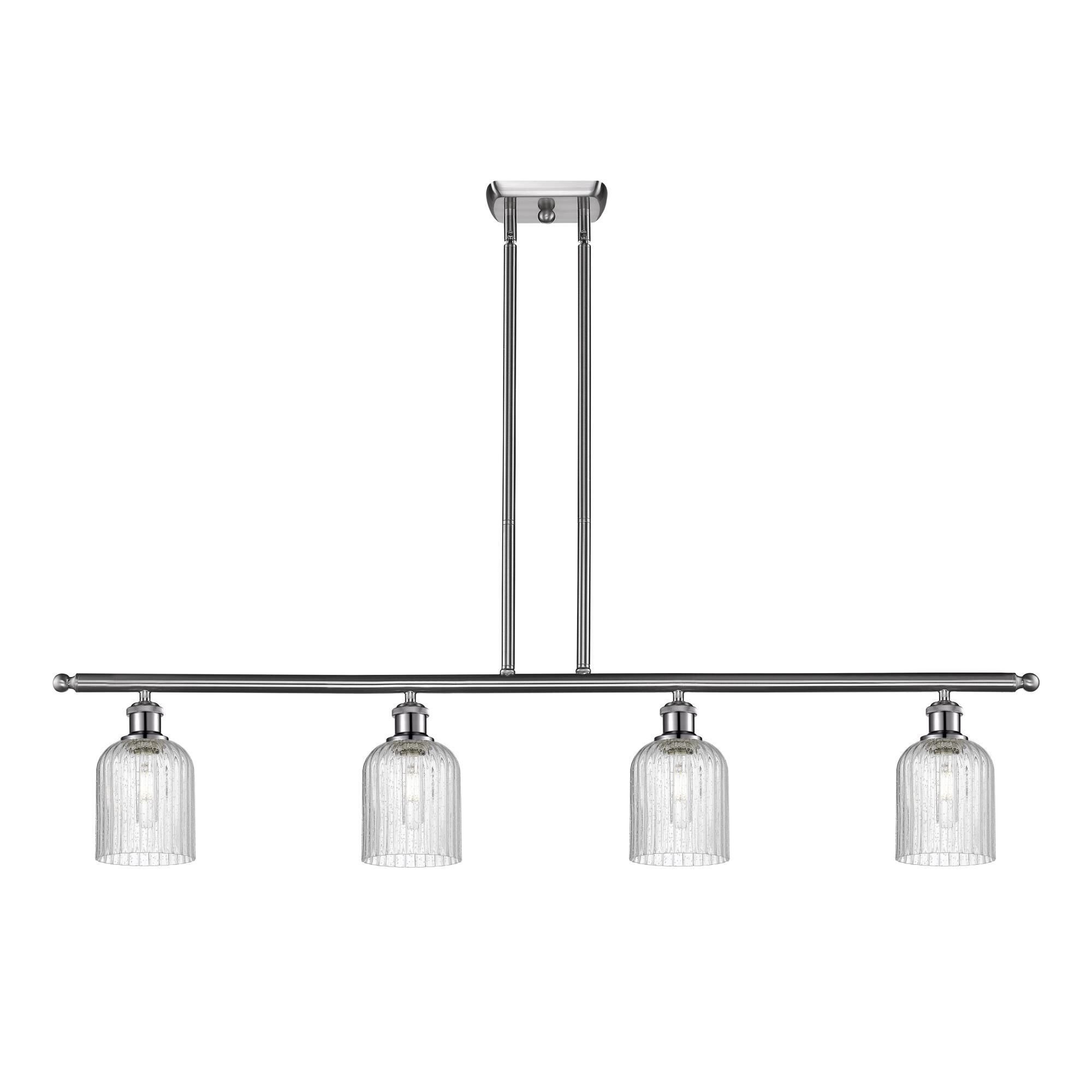 Shown in Satin Nickel finish and Seedy shade