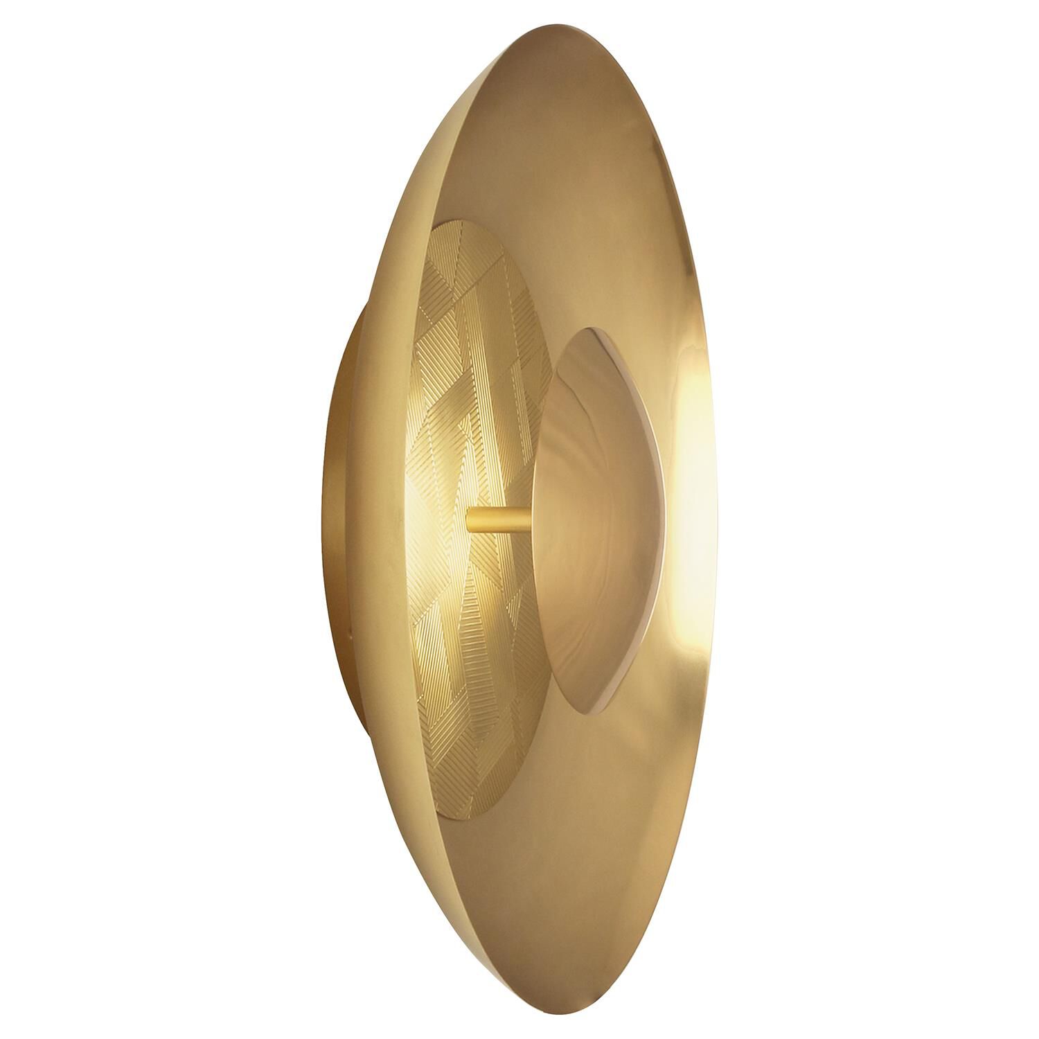 Michael Berman Brut 17 Inch 1 Light LED Flush Mount by Robert Abbey