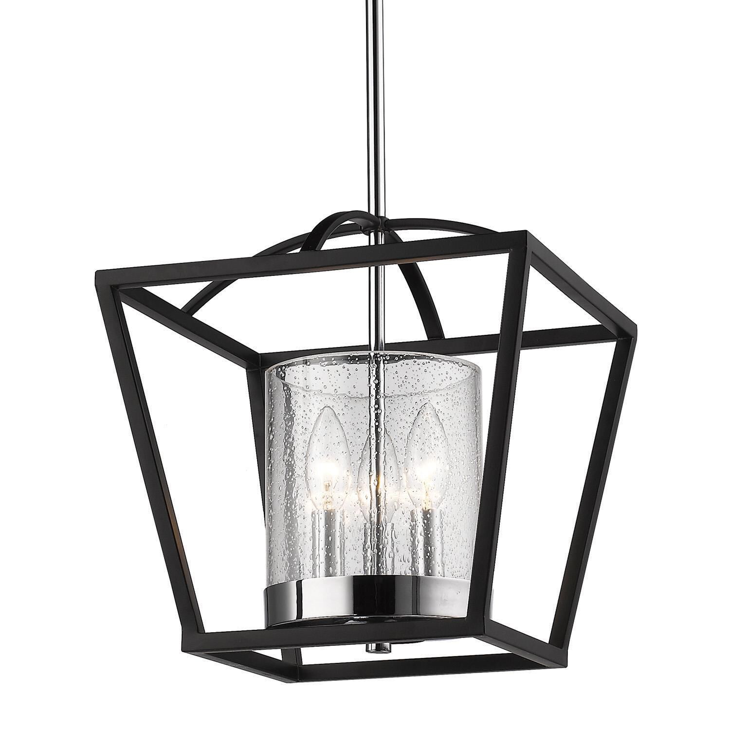 Mercer 11 Inch 3 Light Mini Chandelier by Golden Lighting
