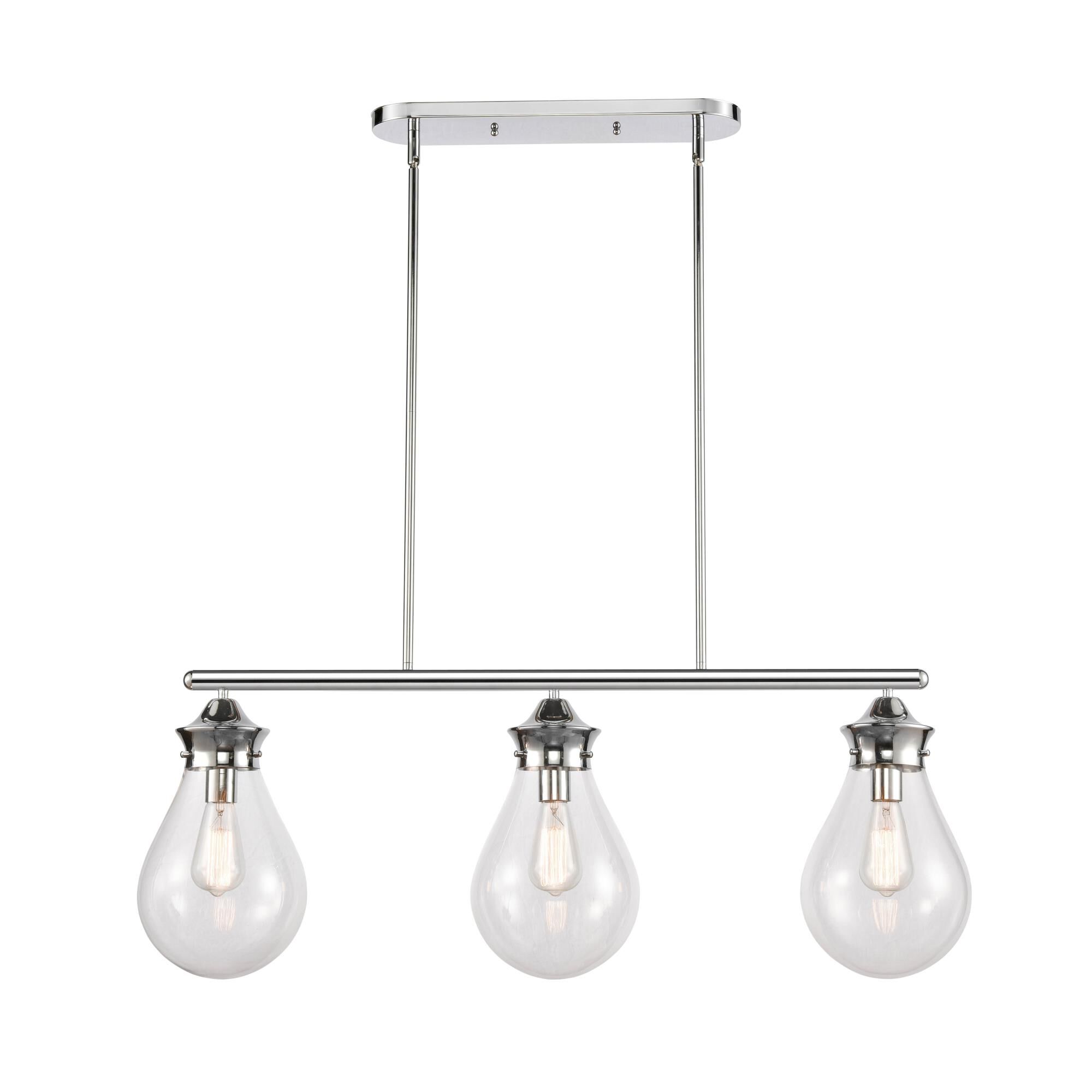 Bruno Marashlian Genesis 39 Inch 3 Light Linear Suspension Light by Innovations Lighting