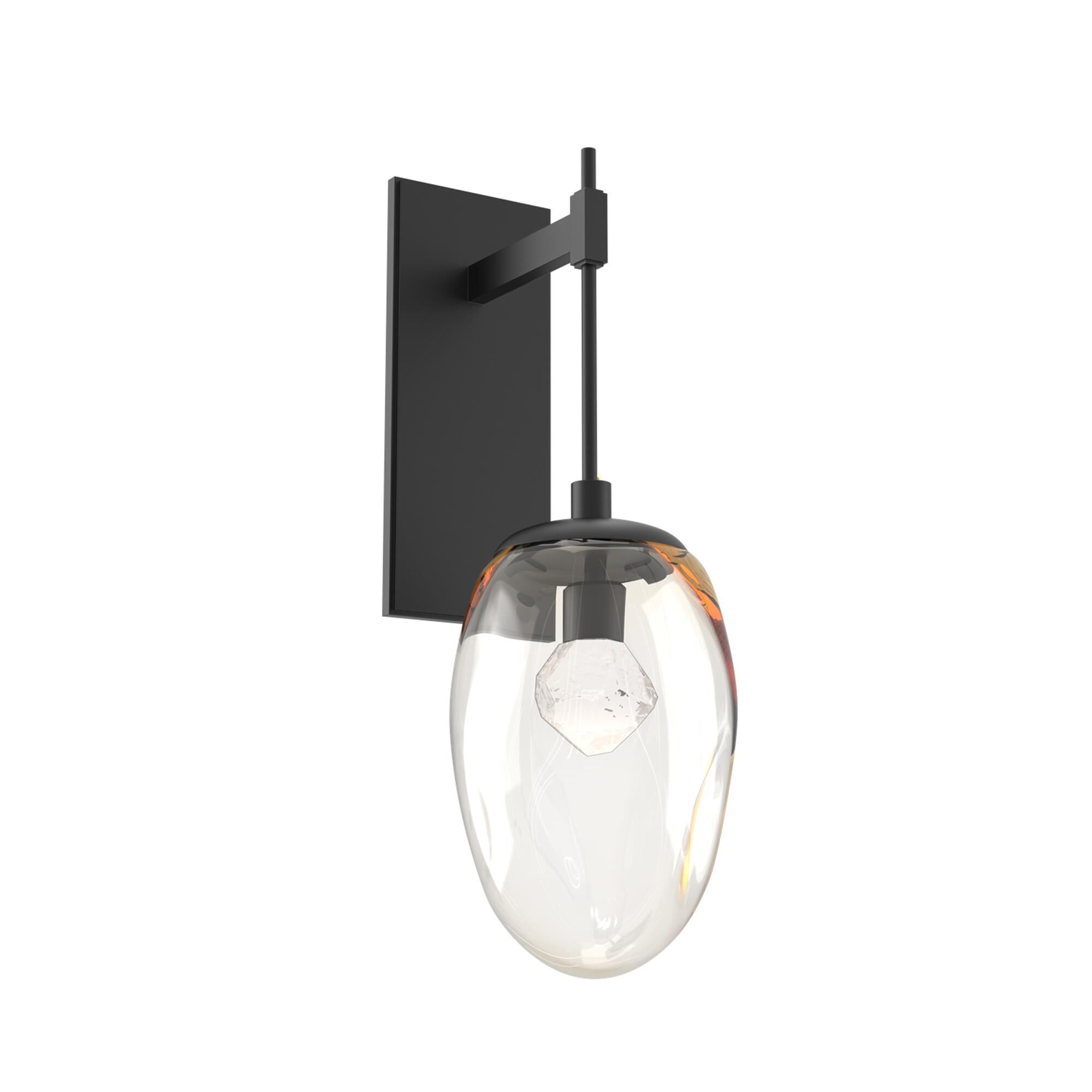 Shown in Matte Black finish and Amber Zircon glass