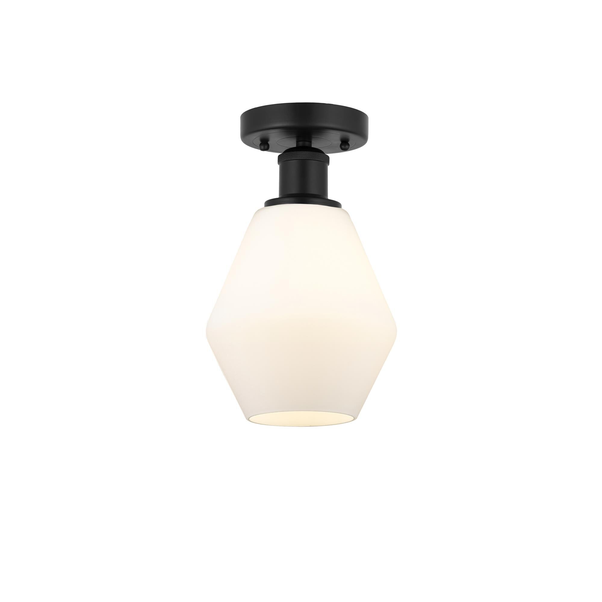 Shown in Matte Black, Cased Matte White finish and Cased Matte White glass and Cased Matte White Glass shade