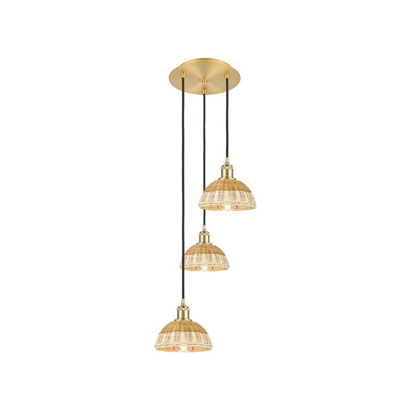 Bruno Marashlian Bristol Natural II 14 Inch Multi Light Pendant by Innovations Lighting