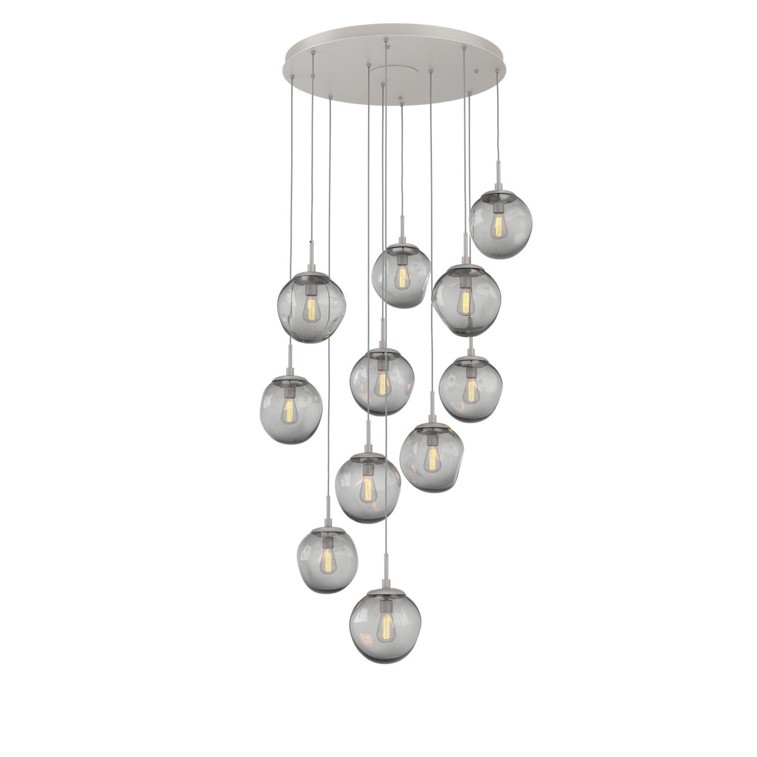 Levi Wilson Nebula 37 Inch 11 Light Multi Light Pendant by Hammerton Studio