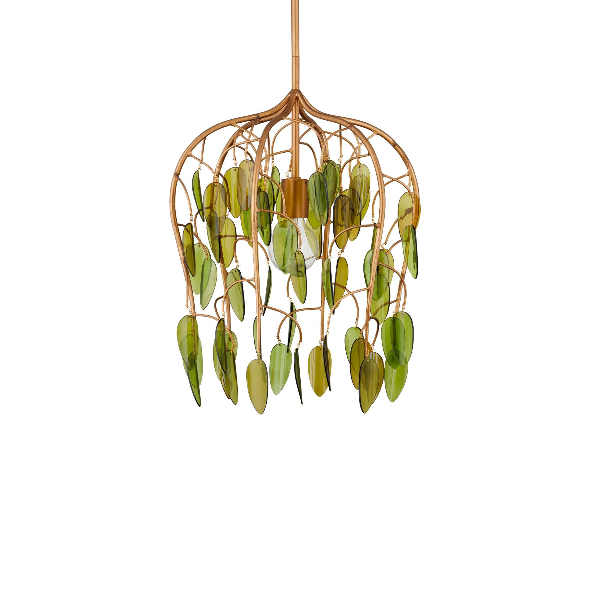 Shown in Brass/Green finish