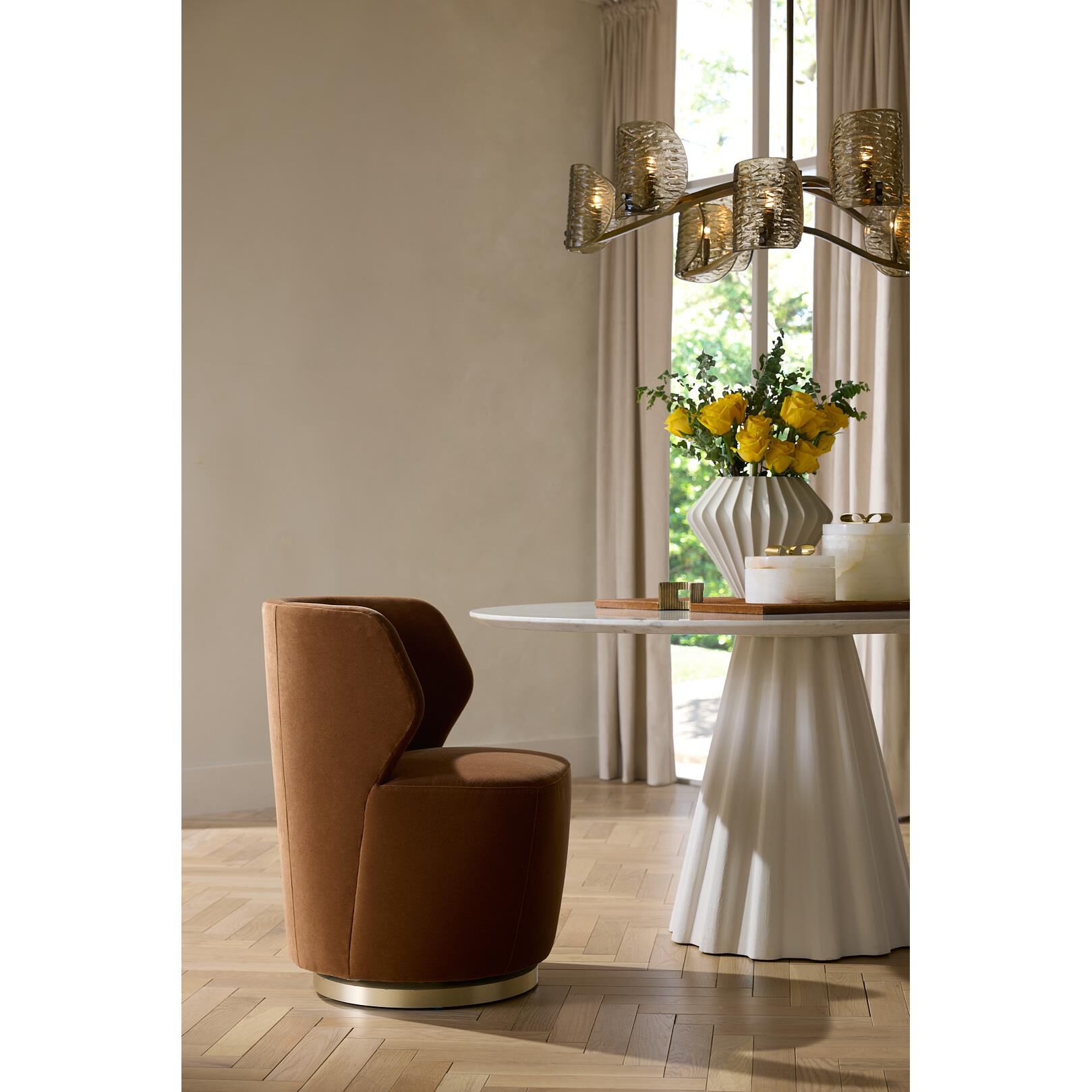 Shown in White finish