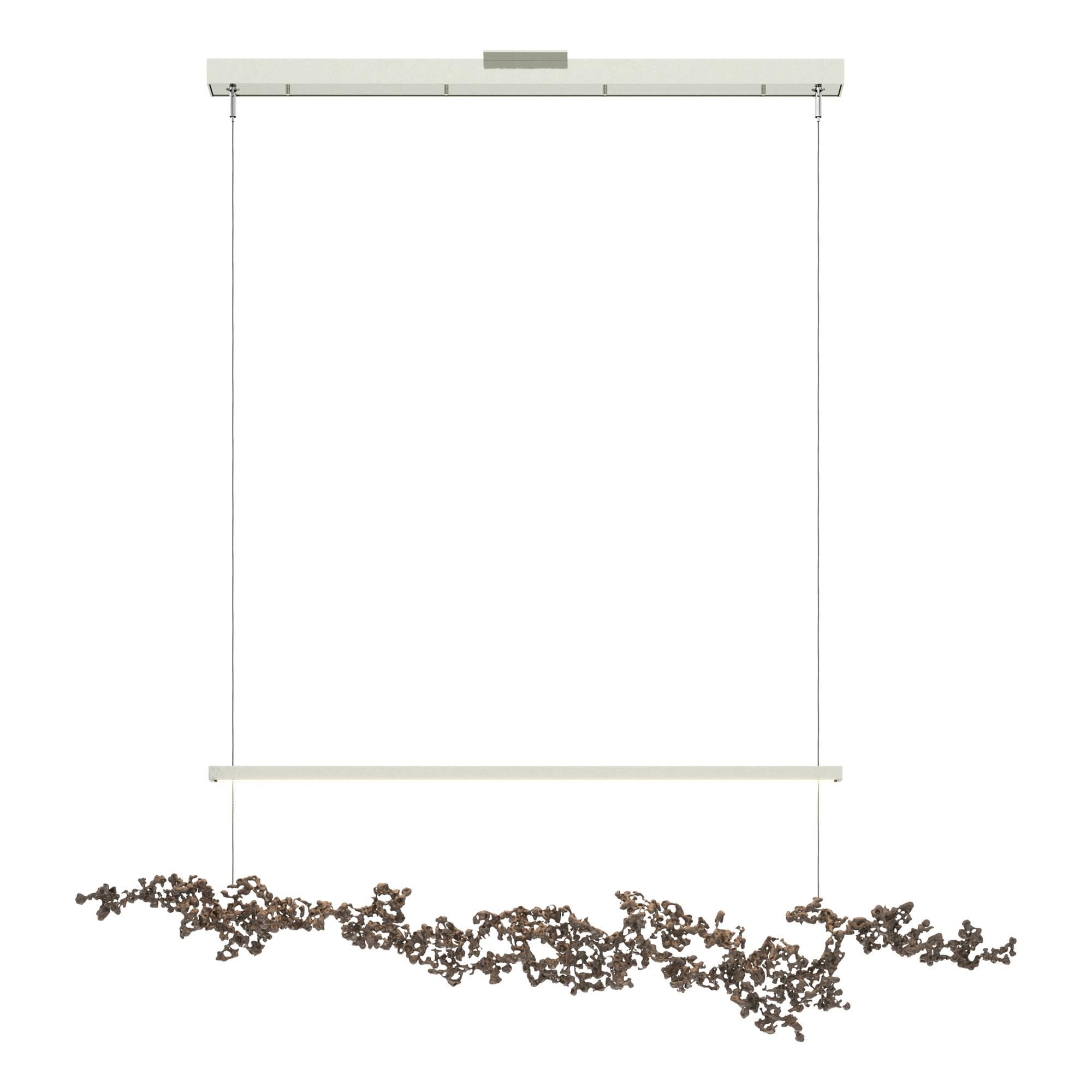 Shown in Sterling finish and Bronze Aluminum shade