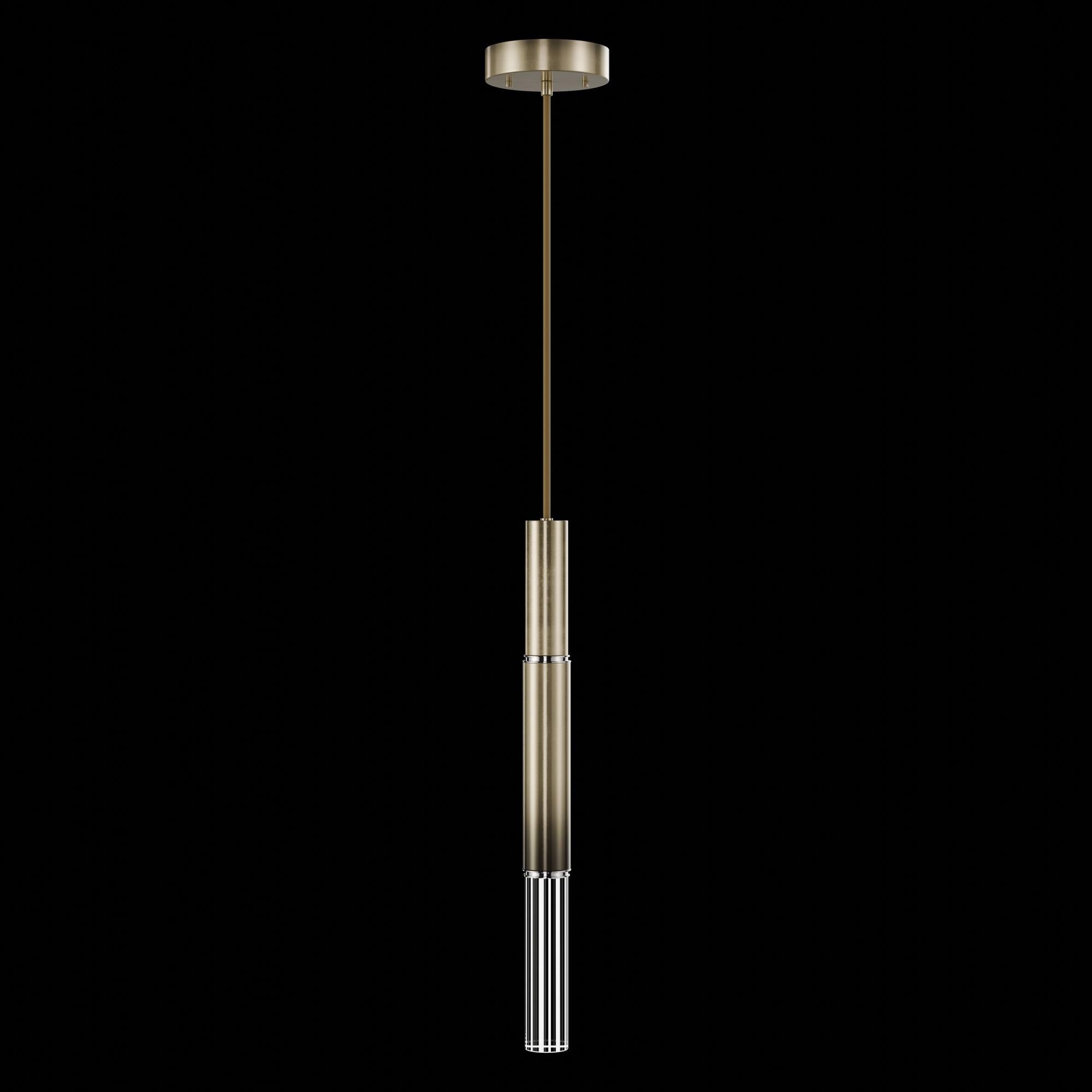 Shown in Bronze finish and True crystal and False glass