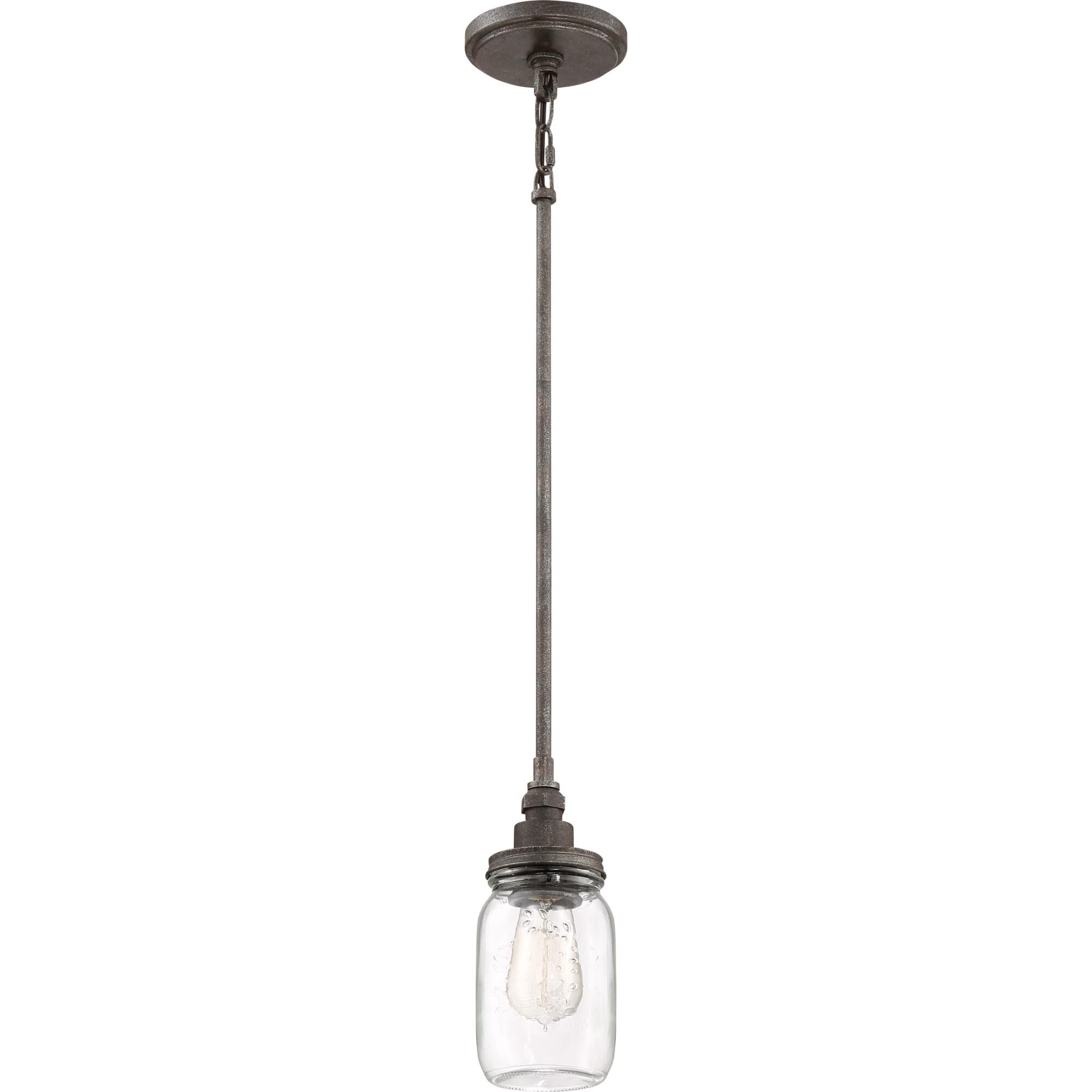 Squire 4 Inch Mini Pendant by Quoizel