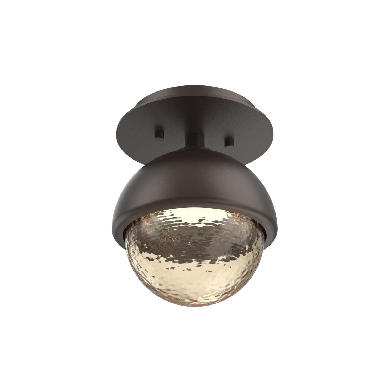 Shown in Flat Bronze finish and Amber glass and Metal Shade Matching Finish accent