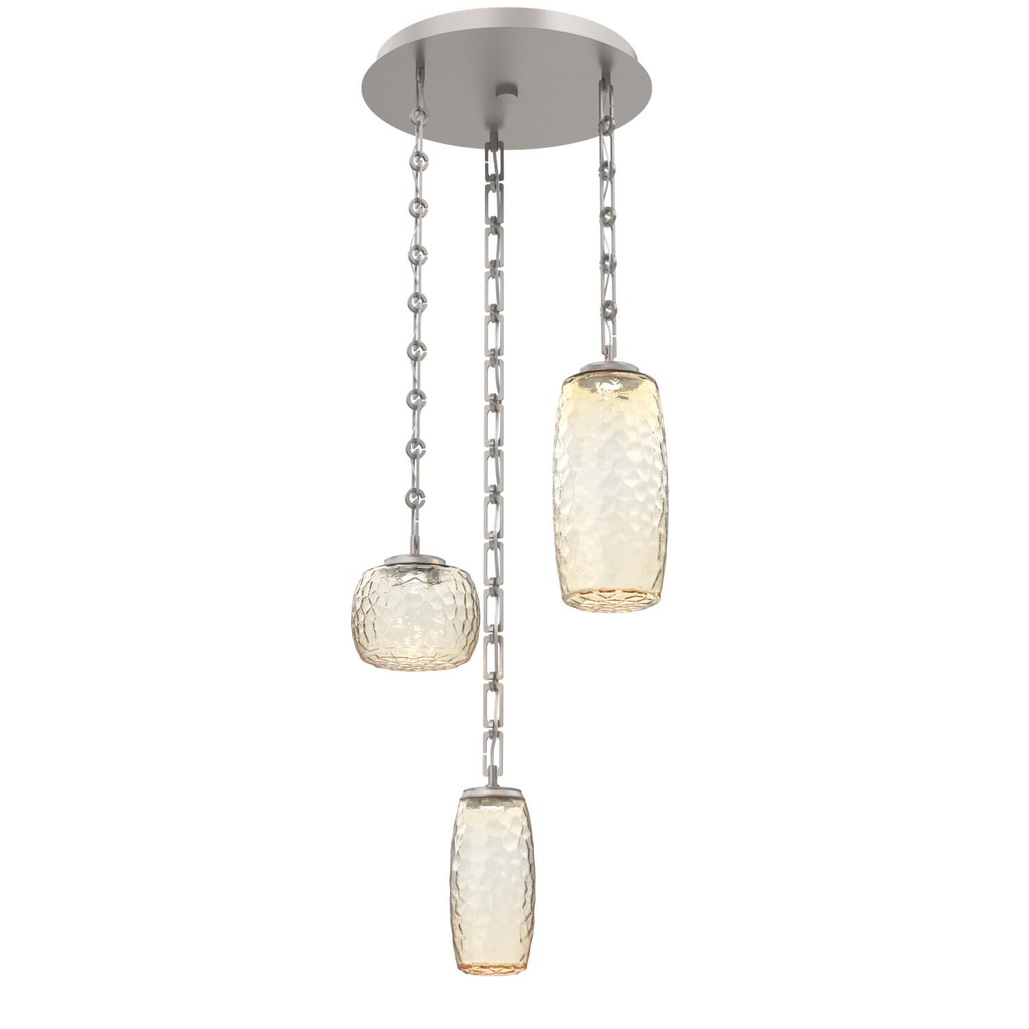 Levi Wilson Vessel 19 Inch Multi Light Pendant by Hammerton Studio