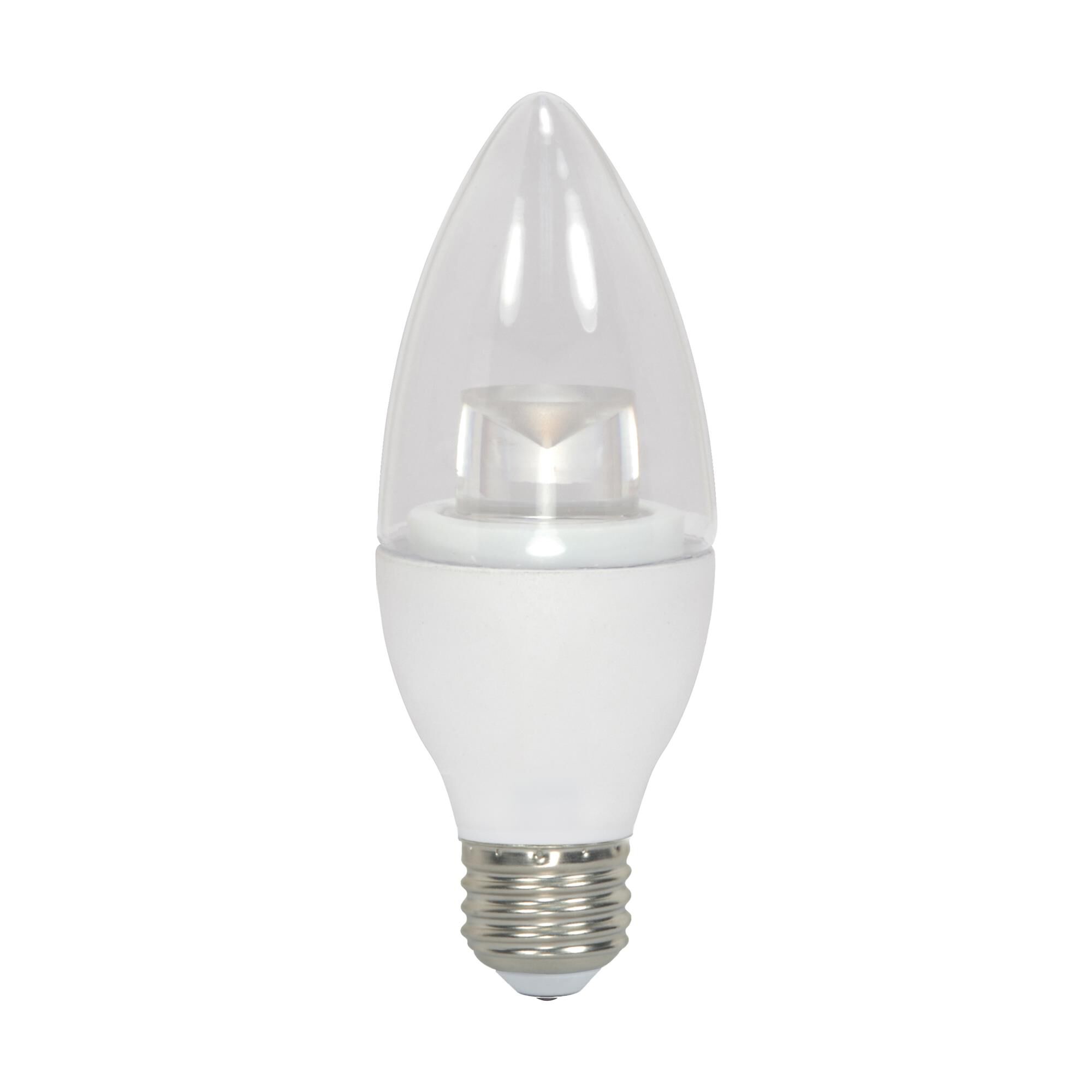 Dimmable 3.5 Watt 3000K B11 LED Light Bulb by Satco