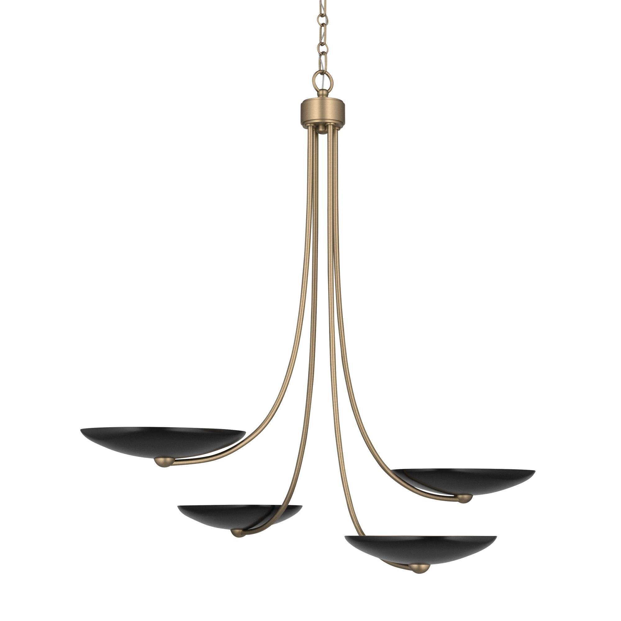 Shown in Champagne Bronze finish and Champagne Bronze and Black shade