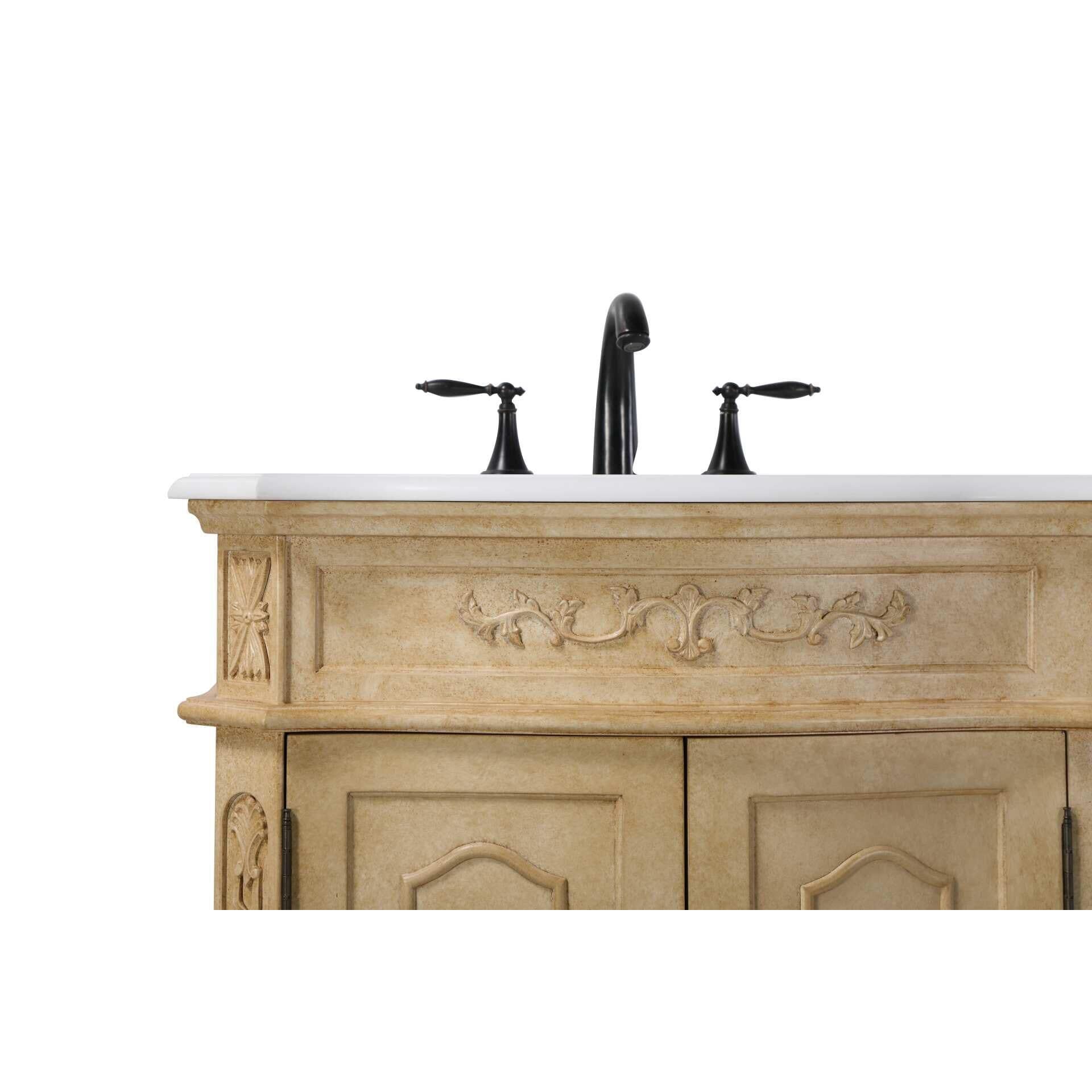 Shown in Antique Beige finish